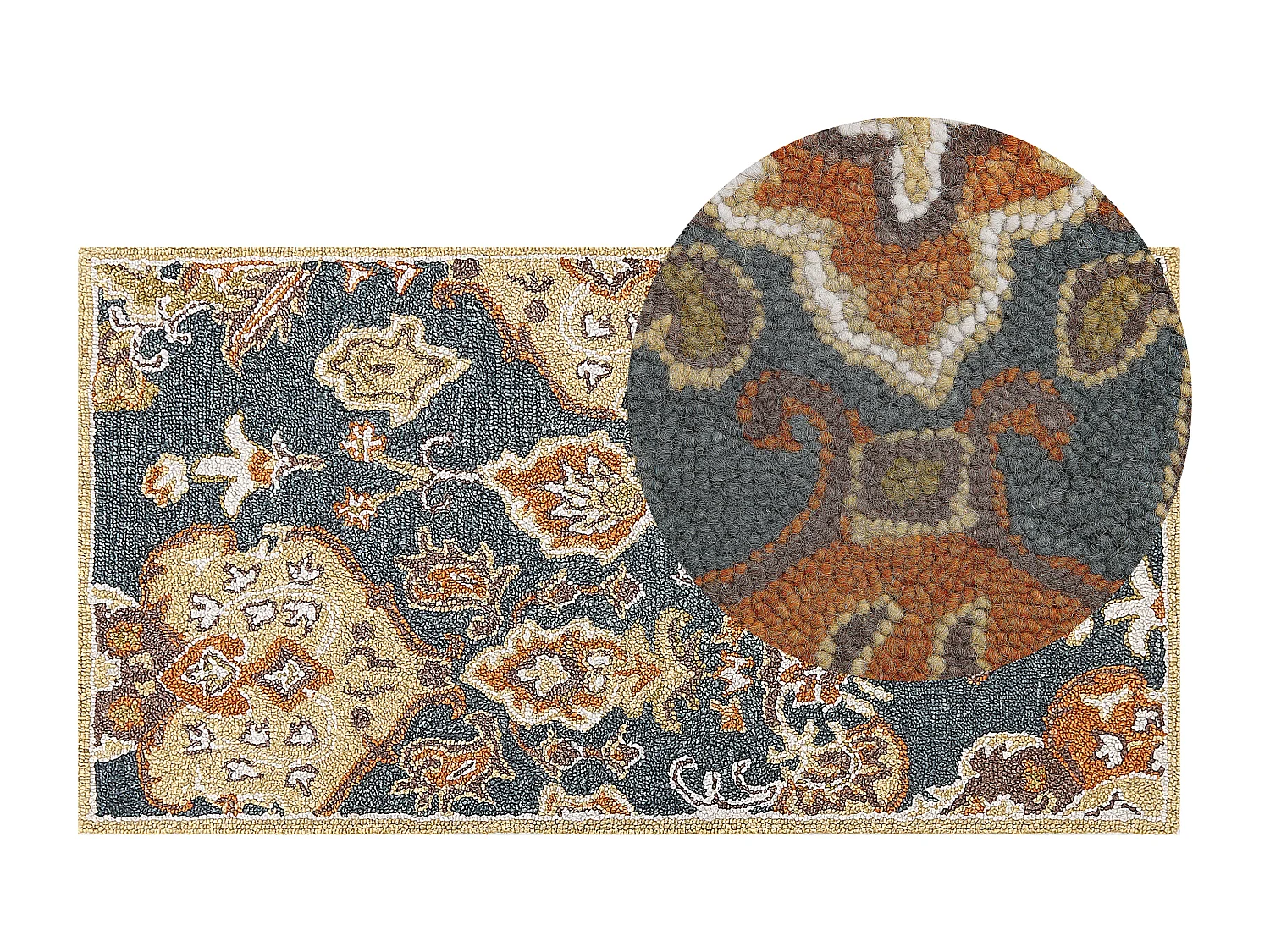 Tapis UMURLU Multicolore 80 x 150 cm Laine