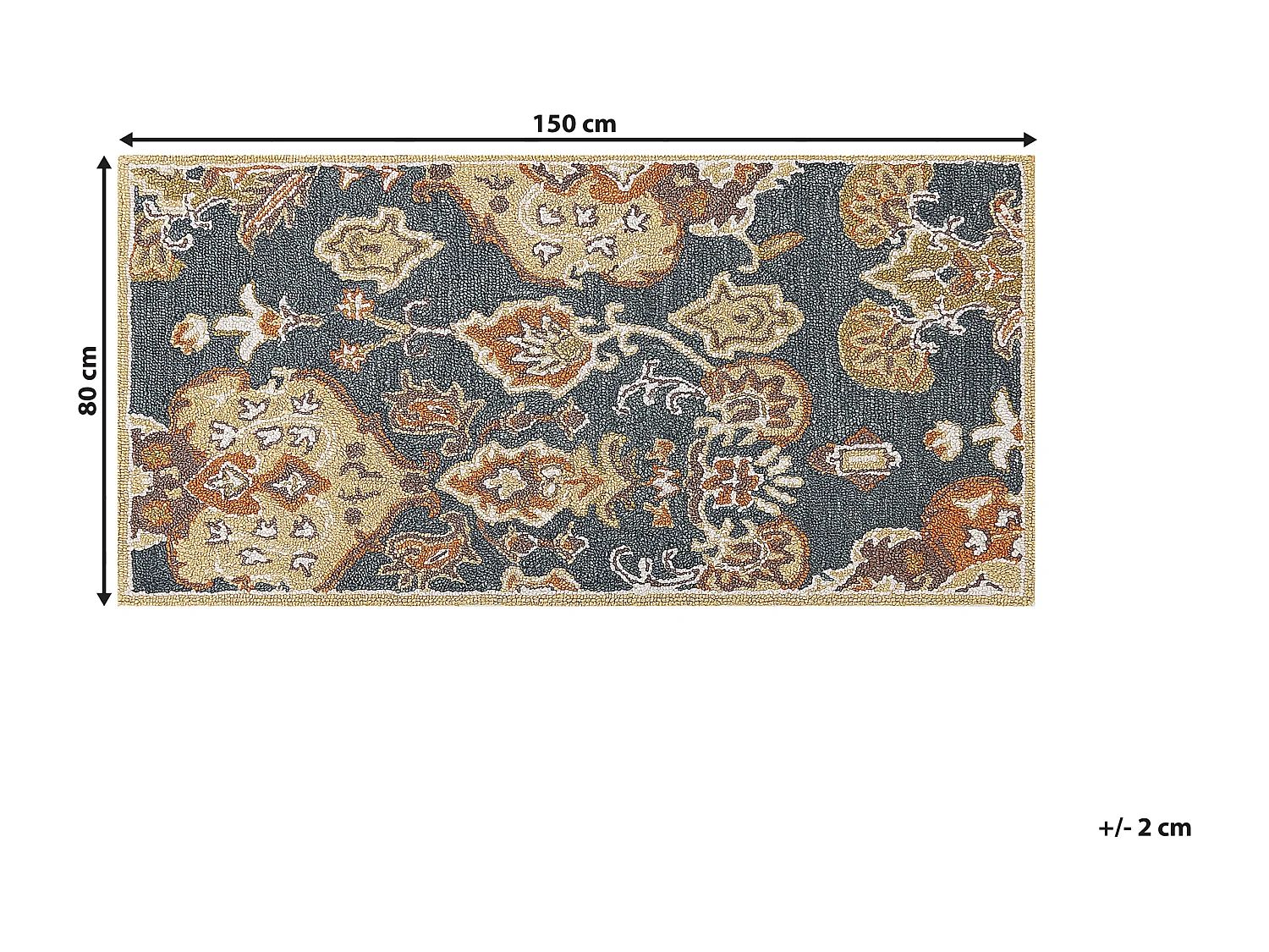 Tapis UMURLU Multicolore 80 x 150 cm Laine