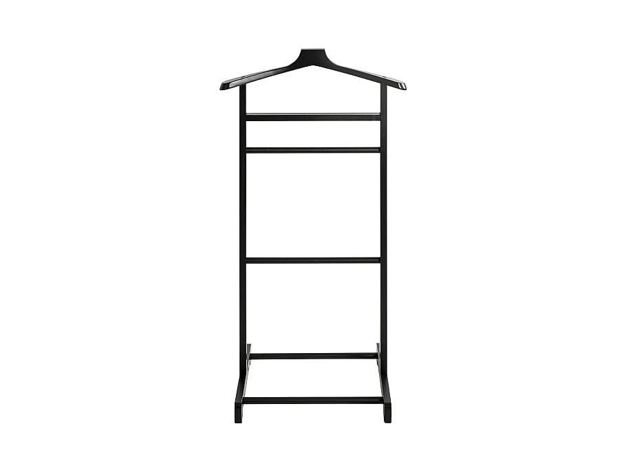 Valet de nuit  en bambou laqué noir - Longueur 48 x Hauteur 97 x Profondeur 36 cm