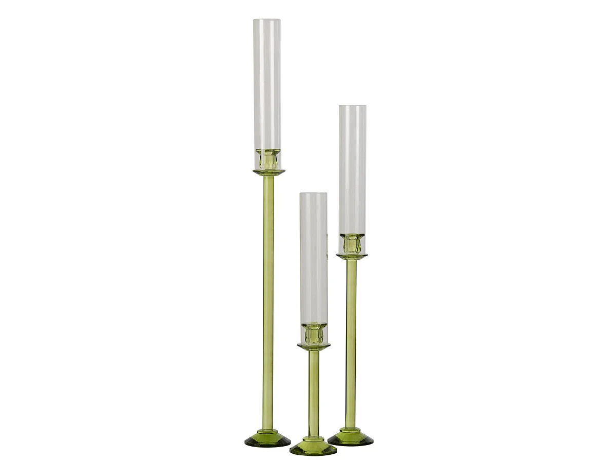 Chandelier Design en Cristal "Wendy" 80cm Vert