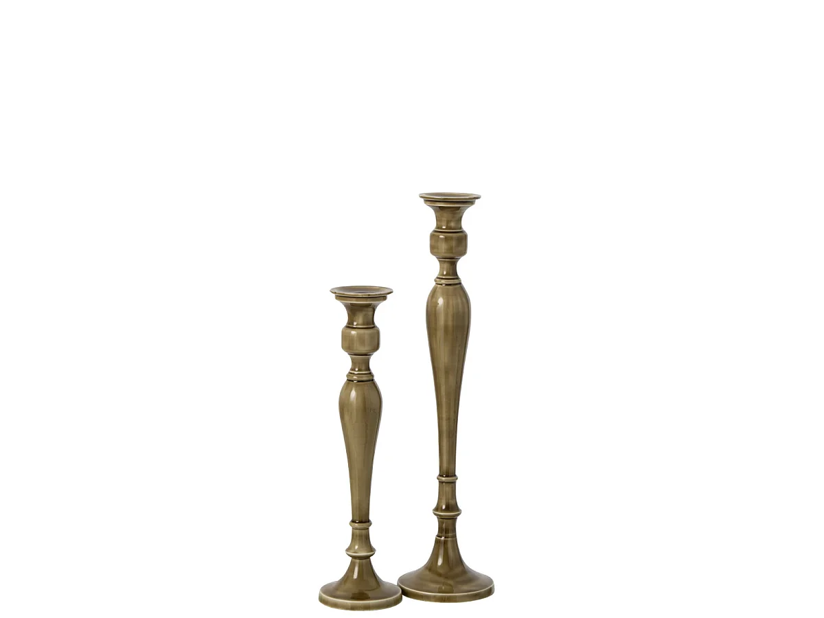 Chandelier en Métal "Hedda" 42cm Vert Olive