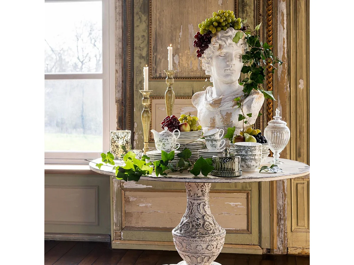 Chandelier en Métal "Hedda" 42cm Vert Olive