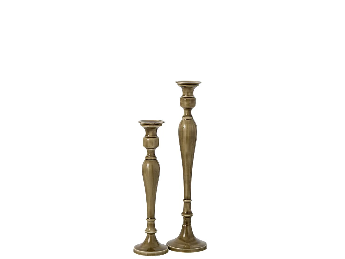 Chandelier en Métal "Hedda" 54cm Vert Olive