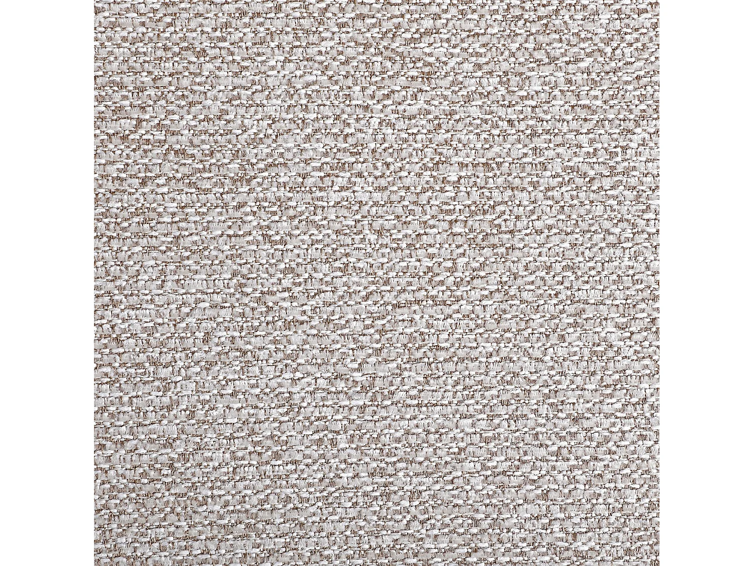 Habitat - Lot de 2 chaises en tissu et bois massif finition noyer - Beige chiné - Youna