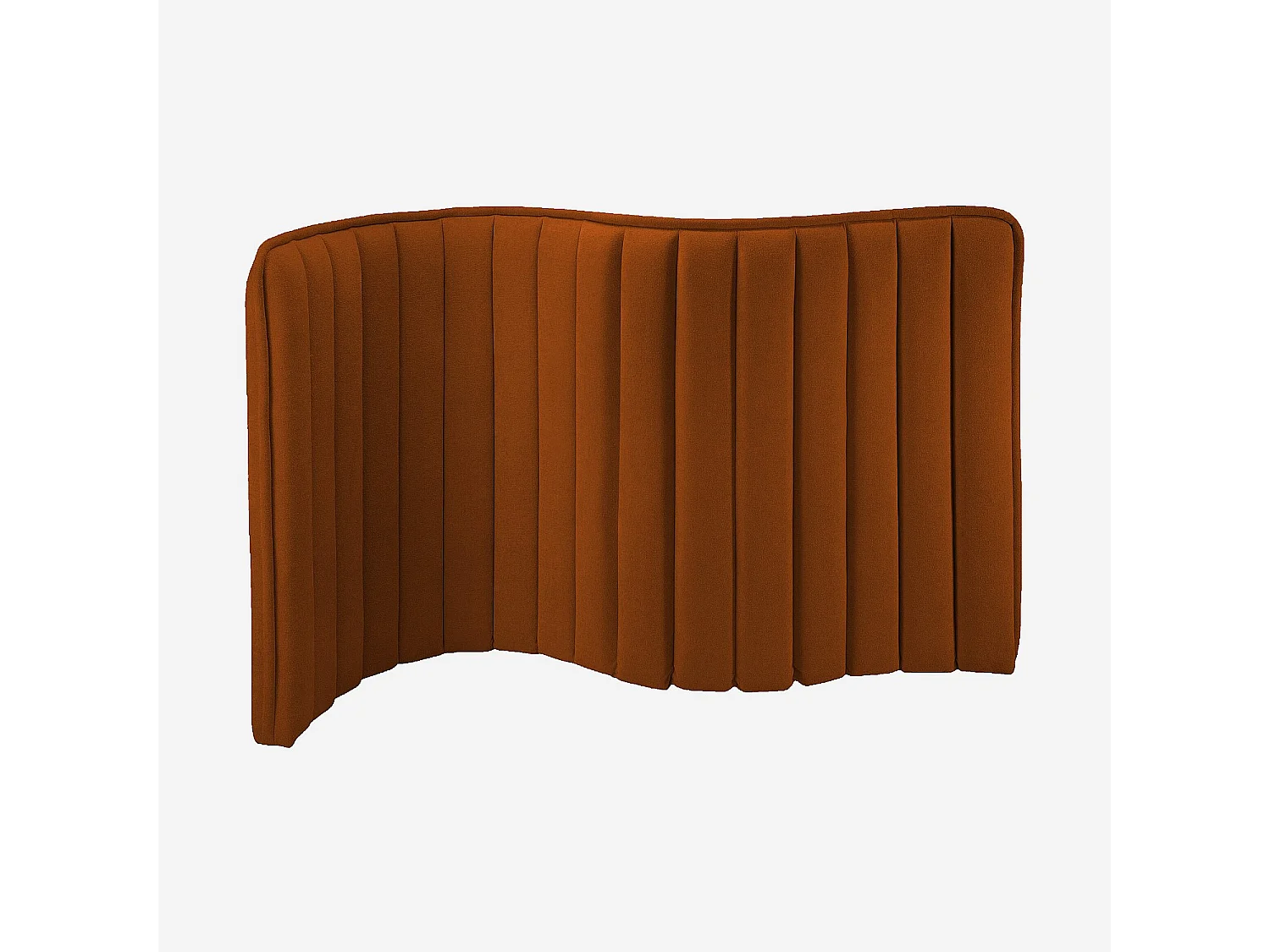 Habitat - Tête de lit en tissu 200 x 102 cm - Terracotta - Boudoir