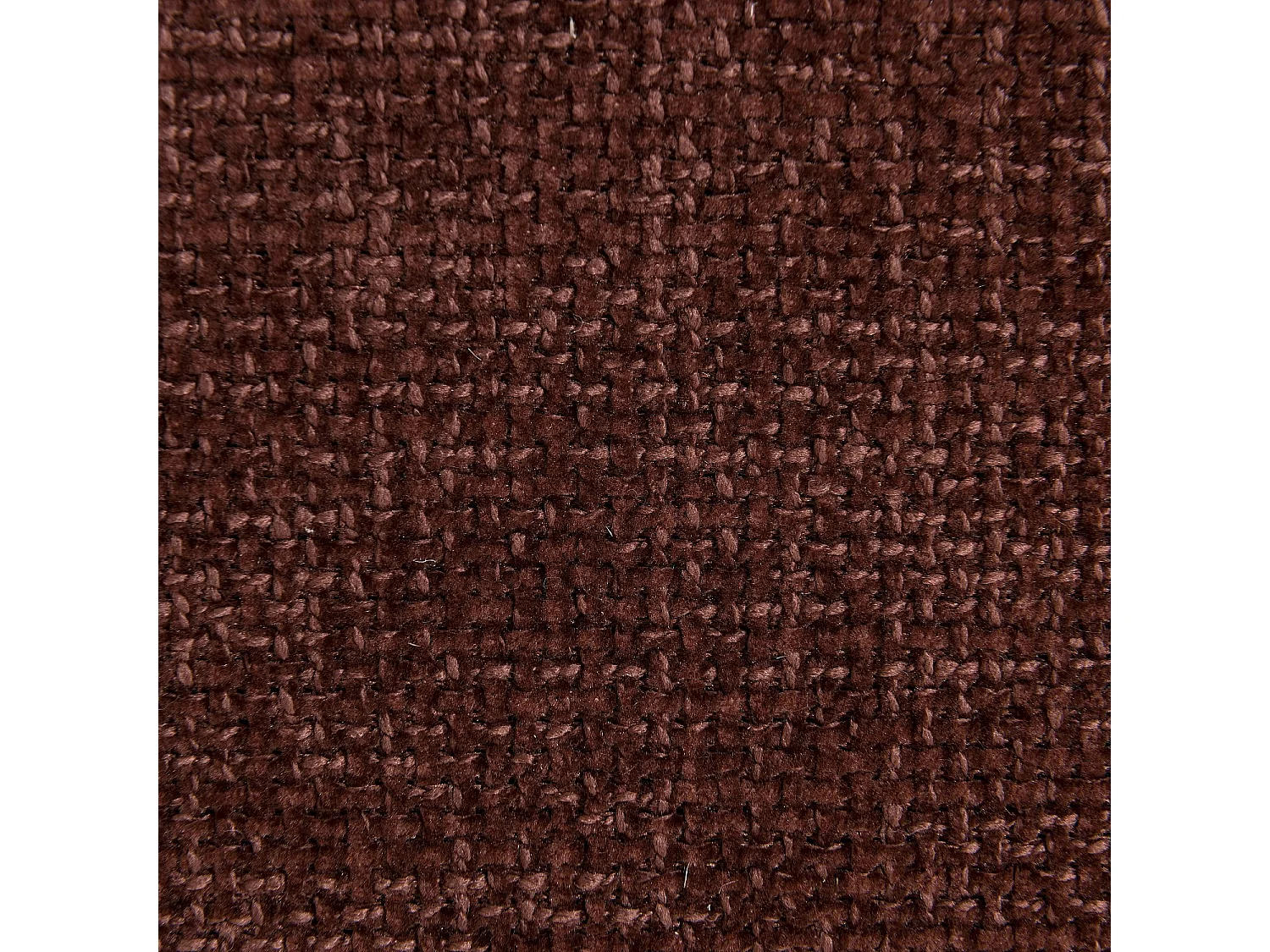 Habitat - Chauffeuse capitonnée en tissu chenille avec dossier garni de plumes - Terracotta - Lorena