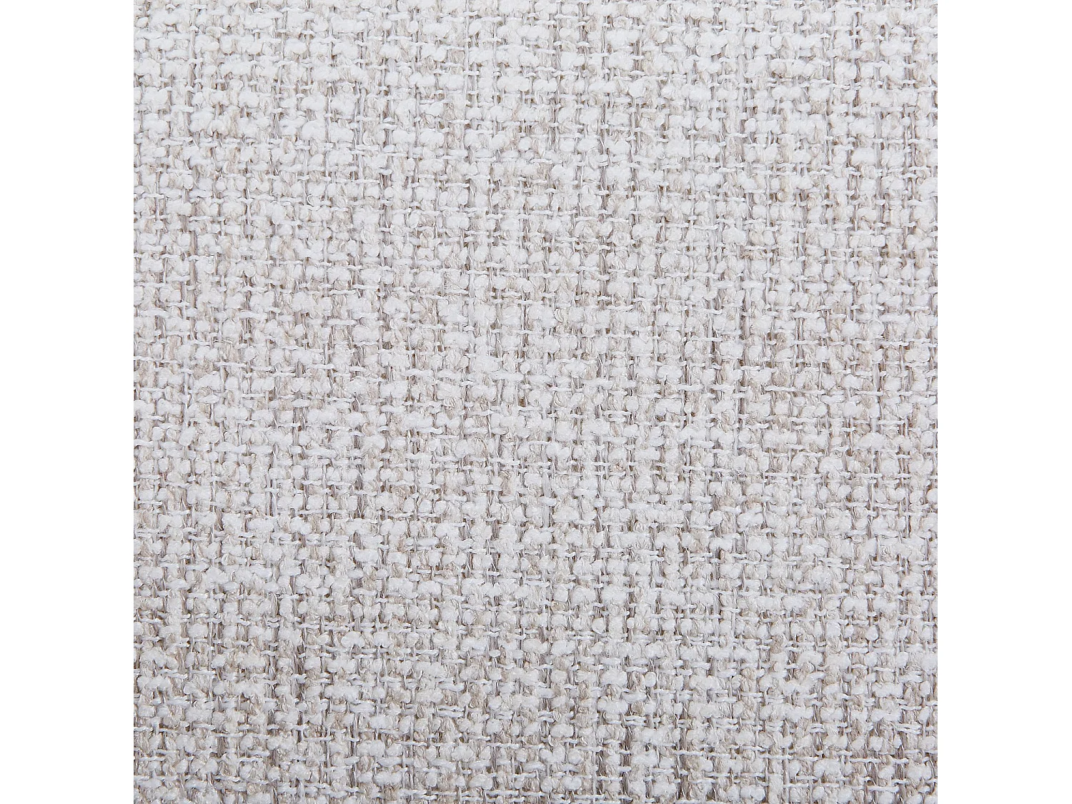 Habitat - Lot de 2 chaises en tissu texturé et chêne massif avec accoudoirs - Crème - Guillaume