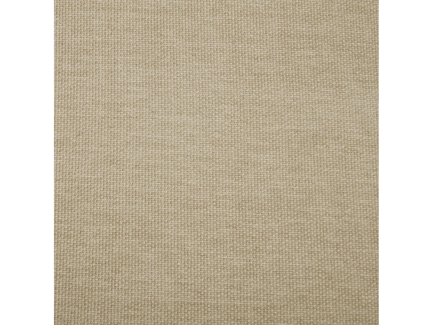Habitat - Fauteuil pivotant avec repose-pieds en tissu et métal noir - Beige - Leia