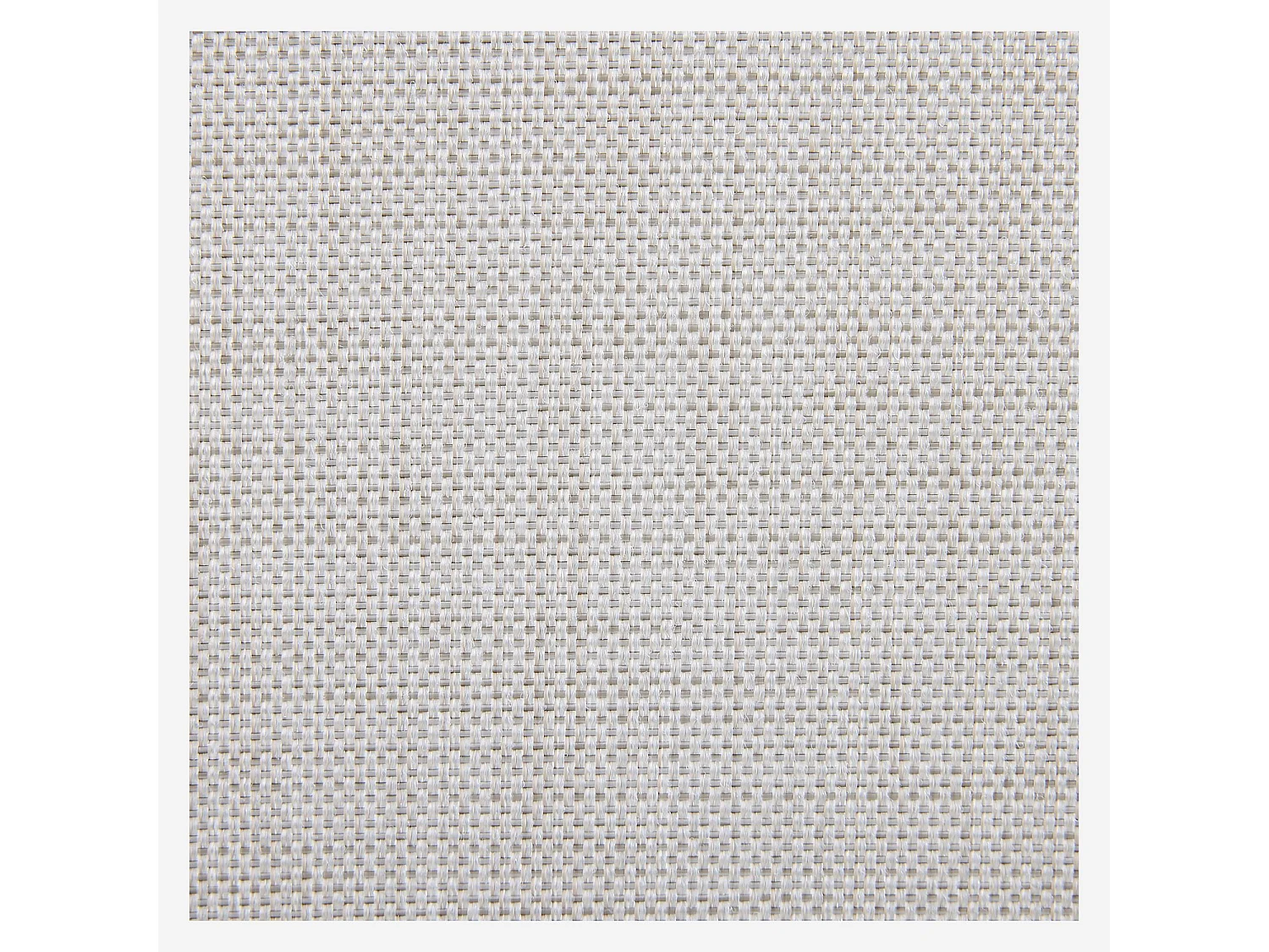 Habitat - Chaise de jardin en tissu déperlant et aluminium gris anthracite - Gris clair - Nazare