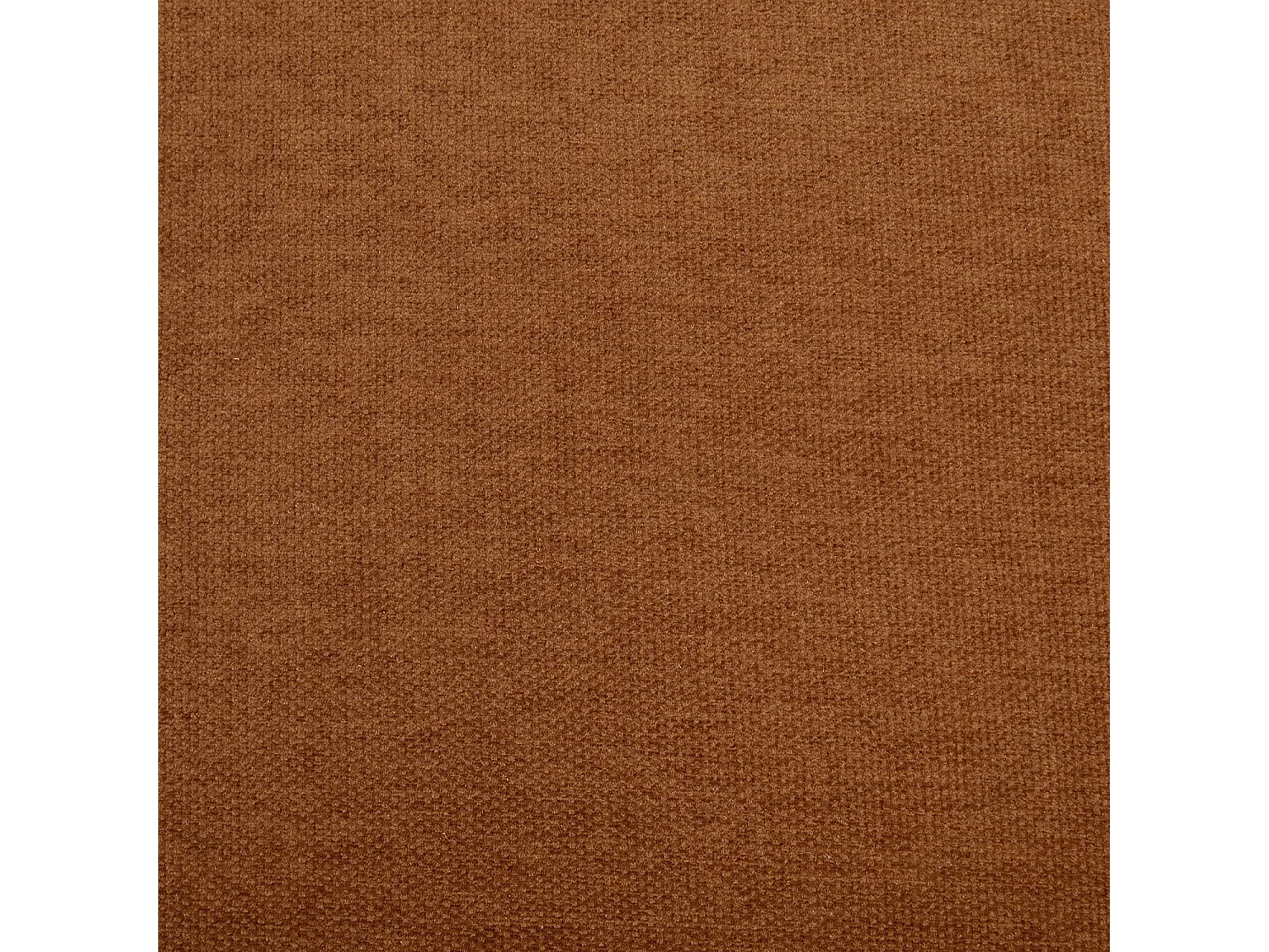 Habitat - Fauteuil pivotant en tissu et métal noir - Terracotta - Leia