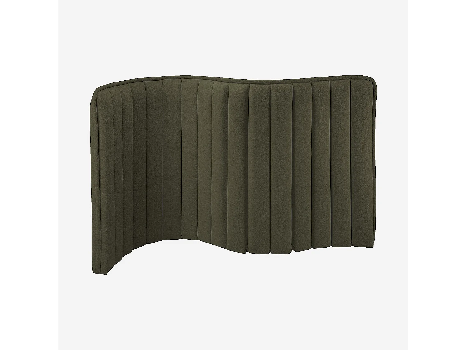 Habitat - Tête de lit en tissu 200 x 102 cm - Vert sapin - Boudoir