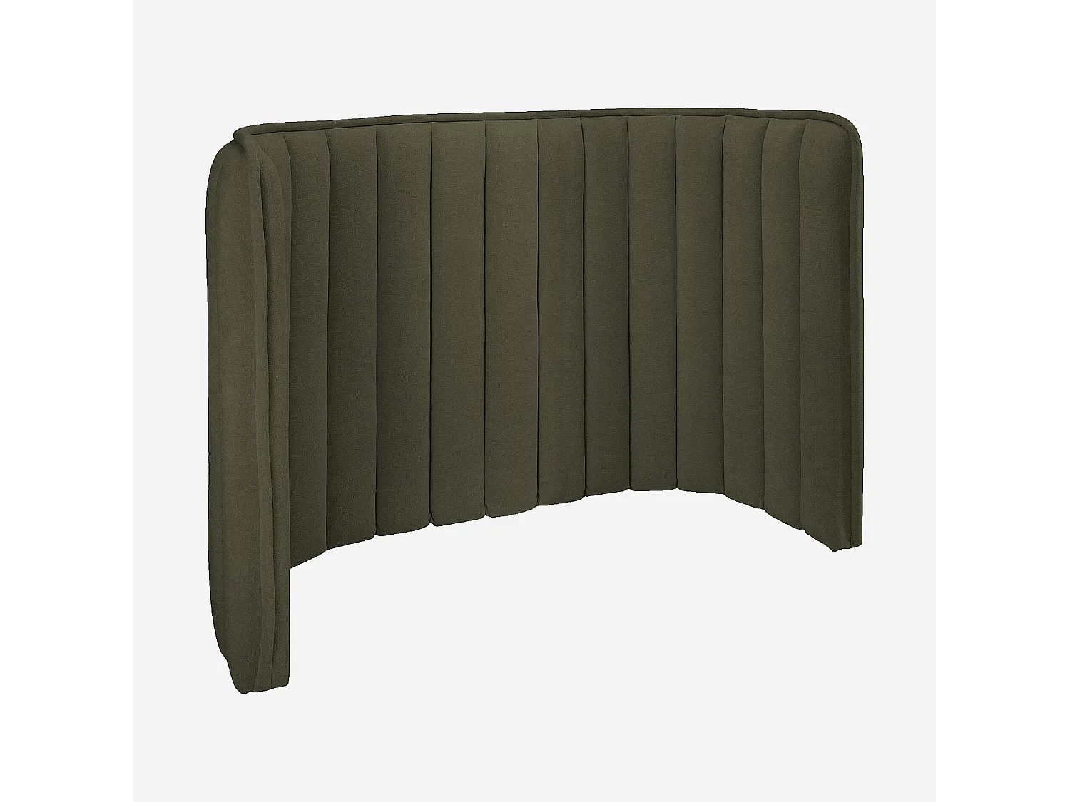 Habitat - Tête de lit en tissu 200 x 102 cm - Vert sapin - Boudoir