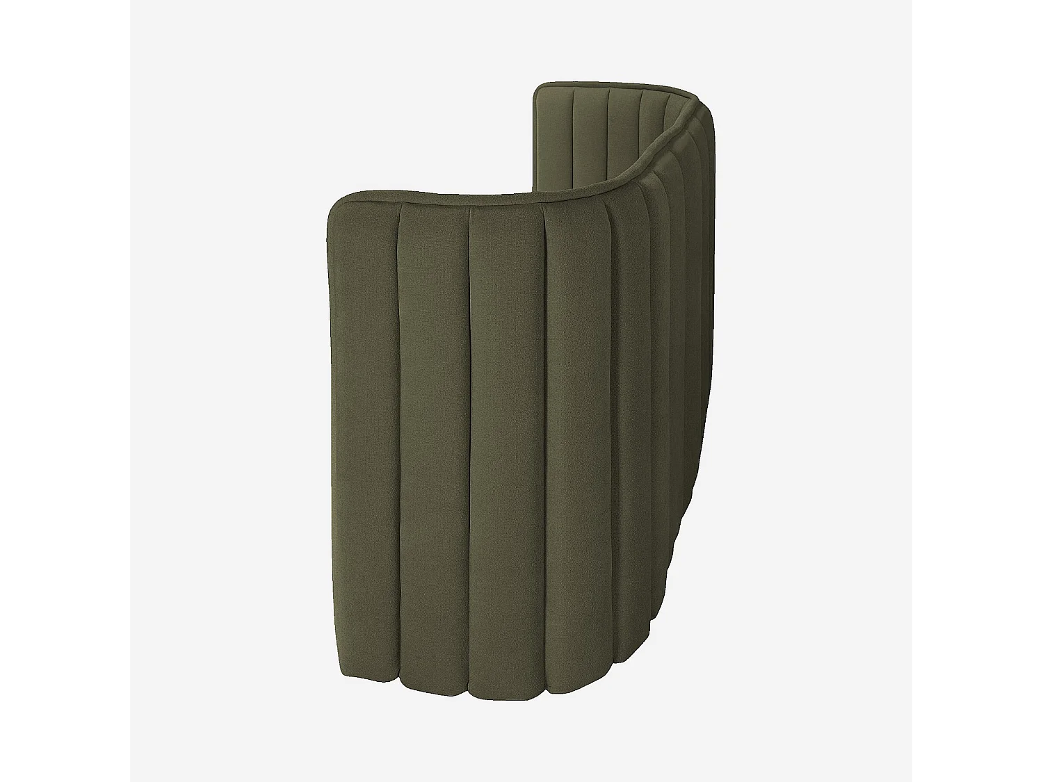 Habitat - Tête de lit en tissu 200 x 102 cm - Vert sapin - Boudoir