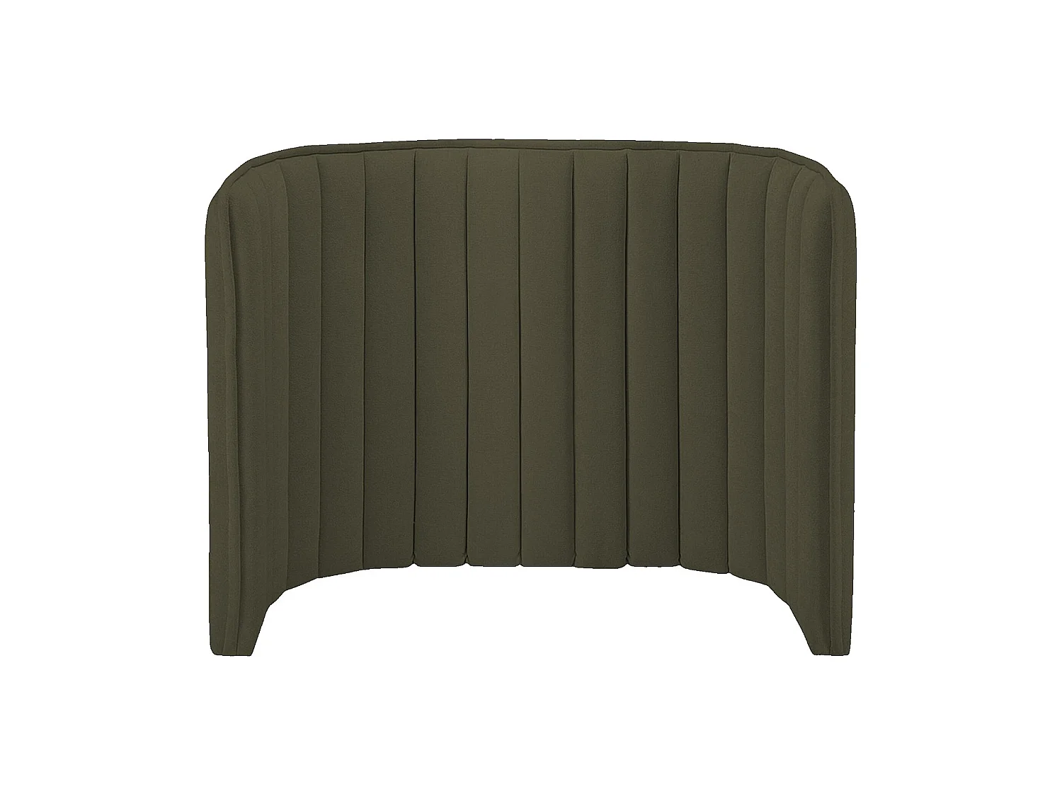Habitat - Tête de lit en tissu 200 x 102 cm - Vert sapin - Boudoir