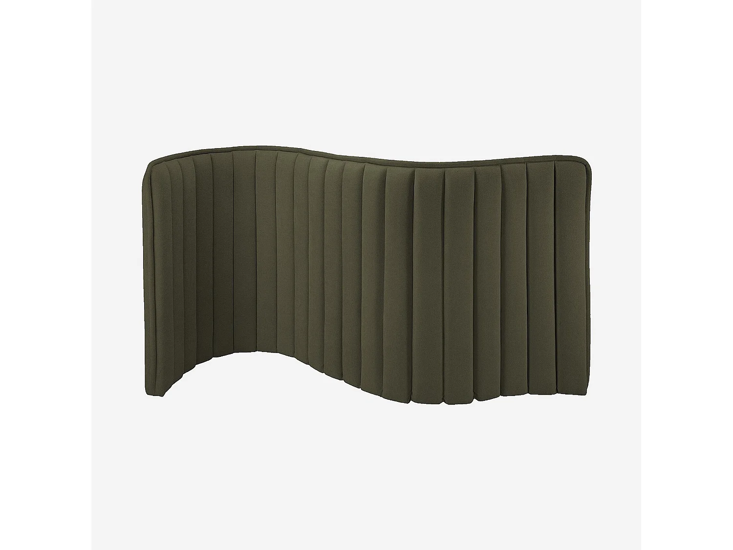 Habitat - Tête de lit en tissu 244 x 102 cm - Vert sapin - Boudoir