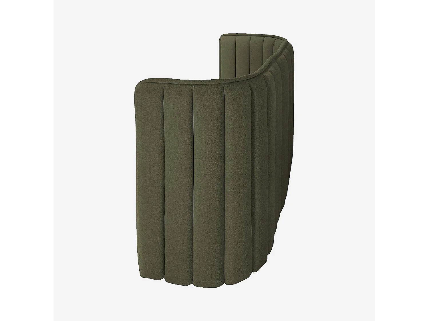 Habitat - Tête de lit en tissu 244 x 102 cm - Vert sapin - Boudoir
