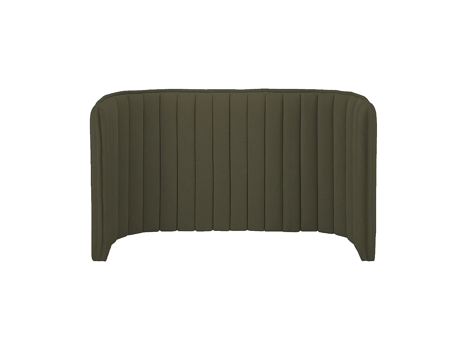 Habitat - Tête de lit en tissu 244 x 102 cm - Vert sapin - Boudoir