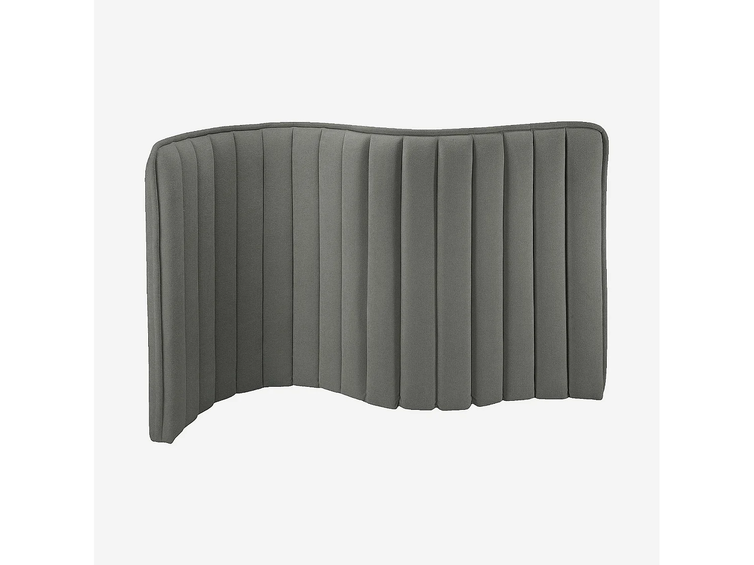 Habitat - Tête de lit en tissu 200 x 102 cm - Gris galet - Boudoir