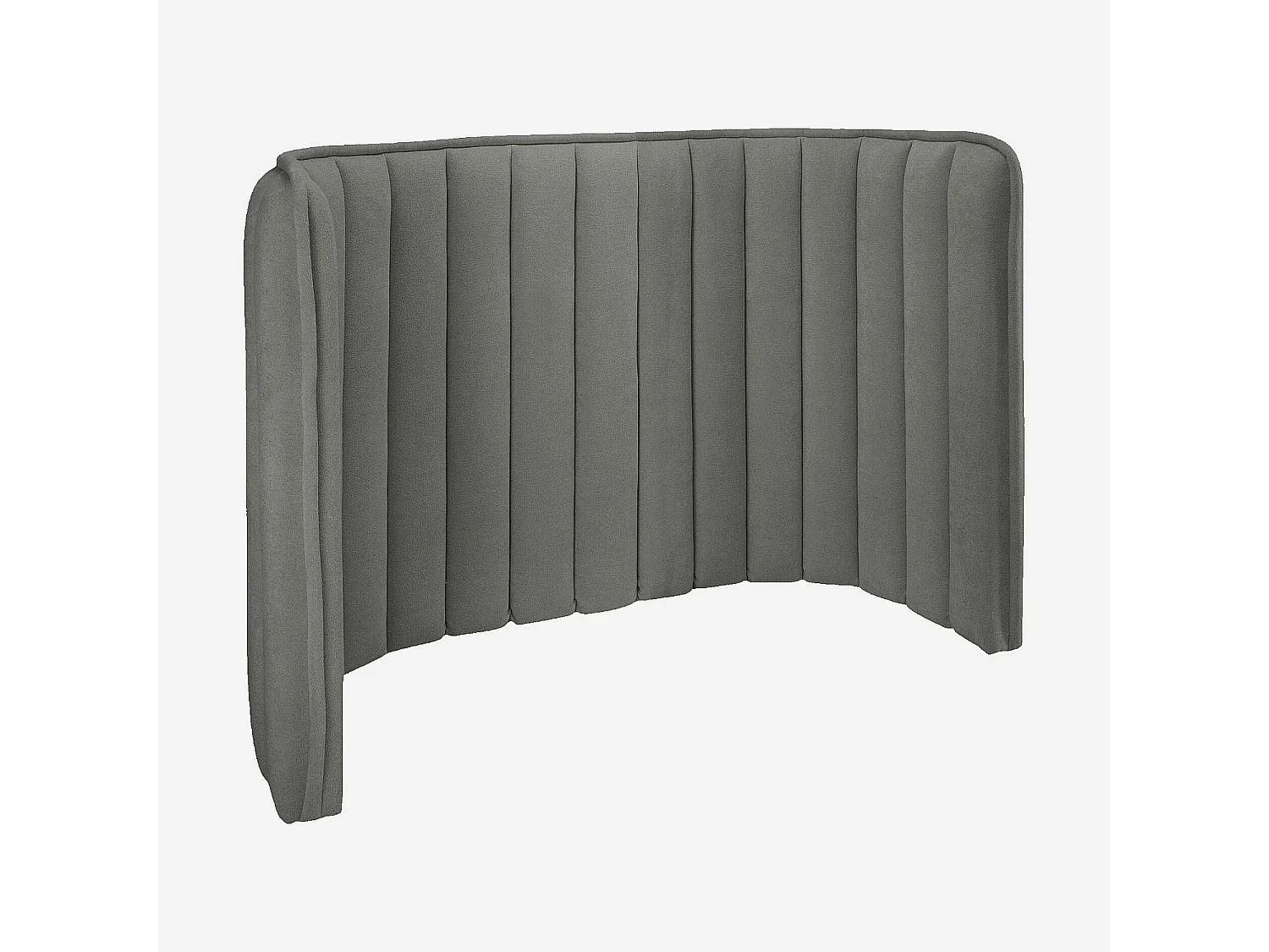 Habitat - Tête de lit en tissu 200 x 102 cm - Gris galet - Boudoir