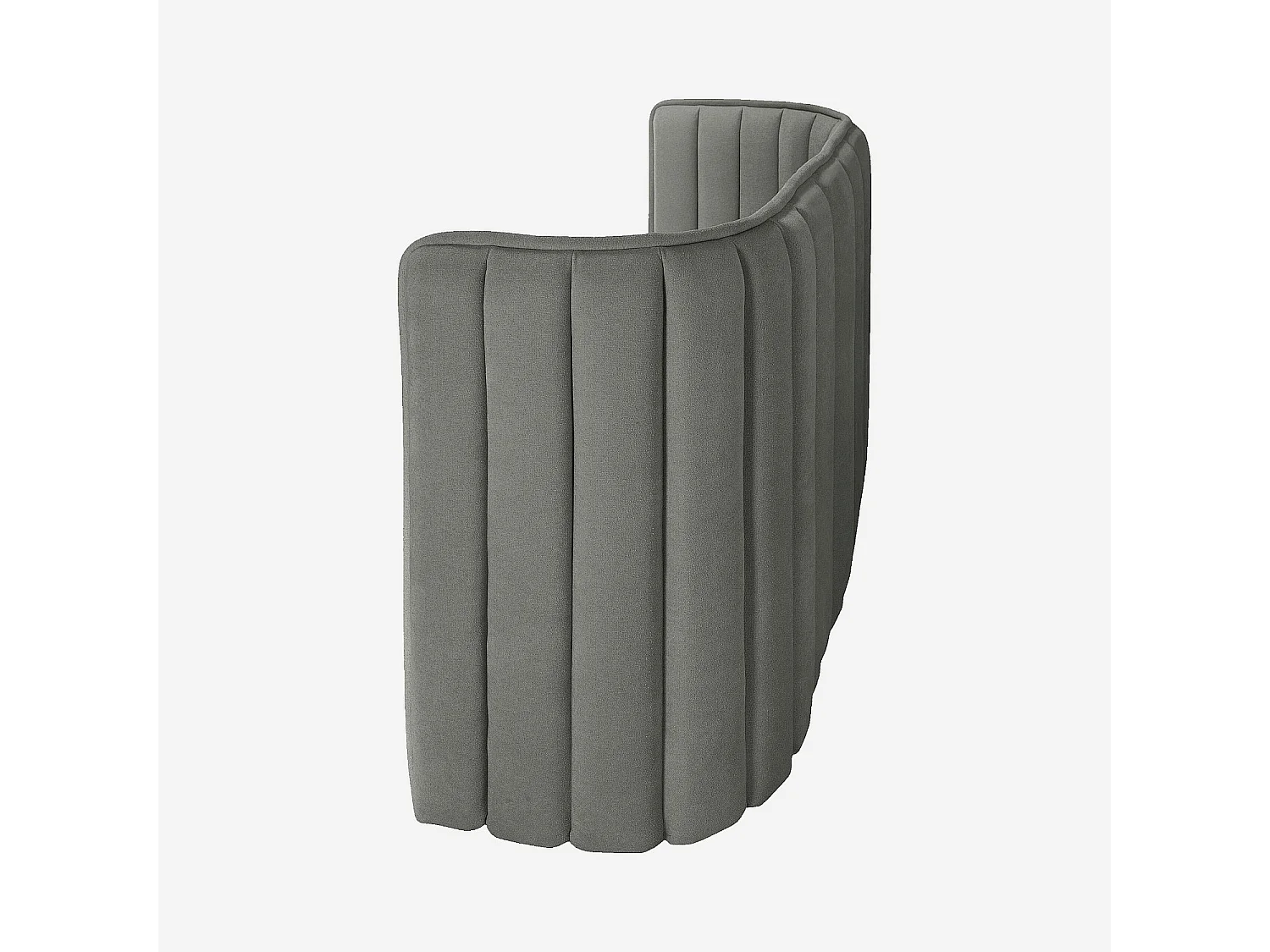 Habitat - Tête de lit en tissu 200 x 102 cm - Gris galet - Boudoir