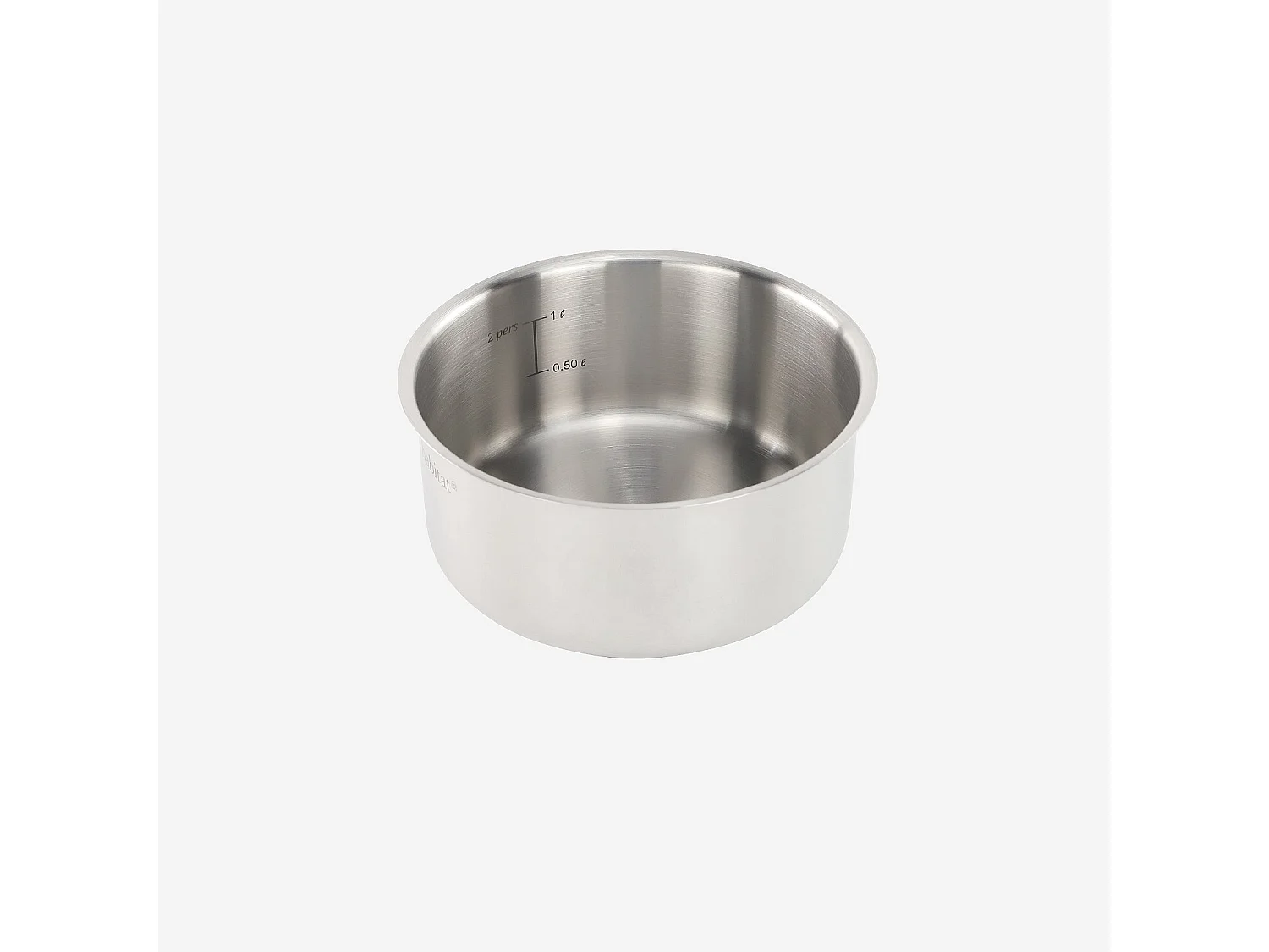 Habitat - Lot de 3 casseroles amovibles en acier inoxydable tous feux - 16/18/20 cm - Argenté - Epure