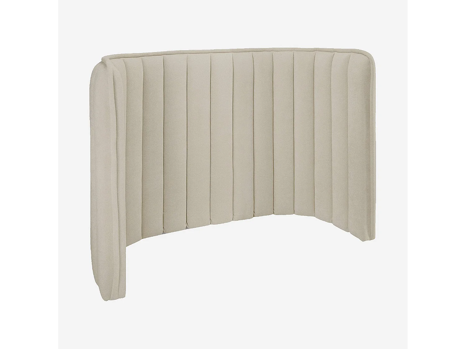 Habitat - Tête de lit en tissu 200 x 102 cm - Crème - Boudoir