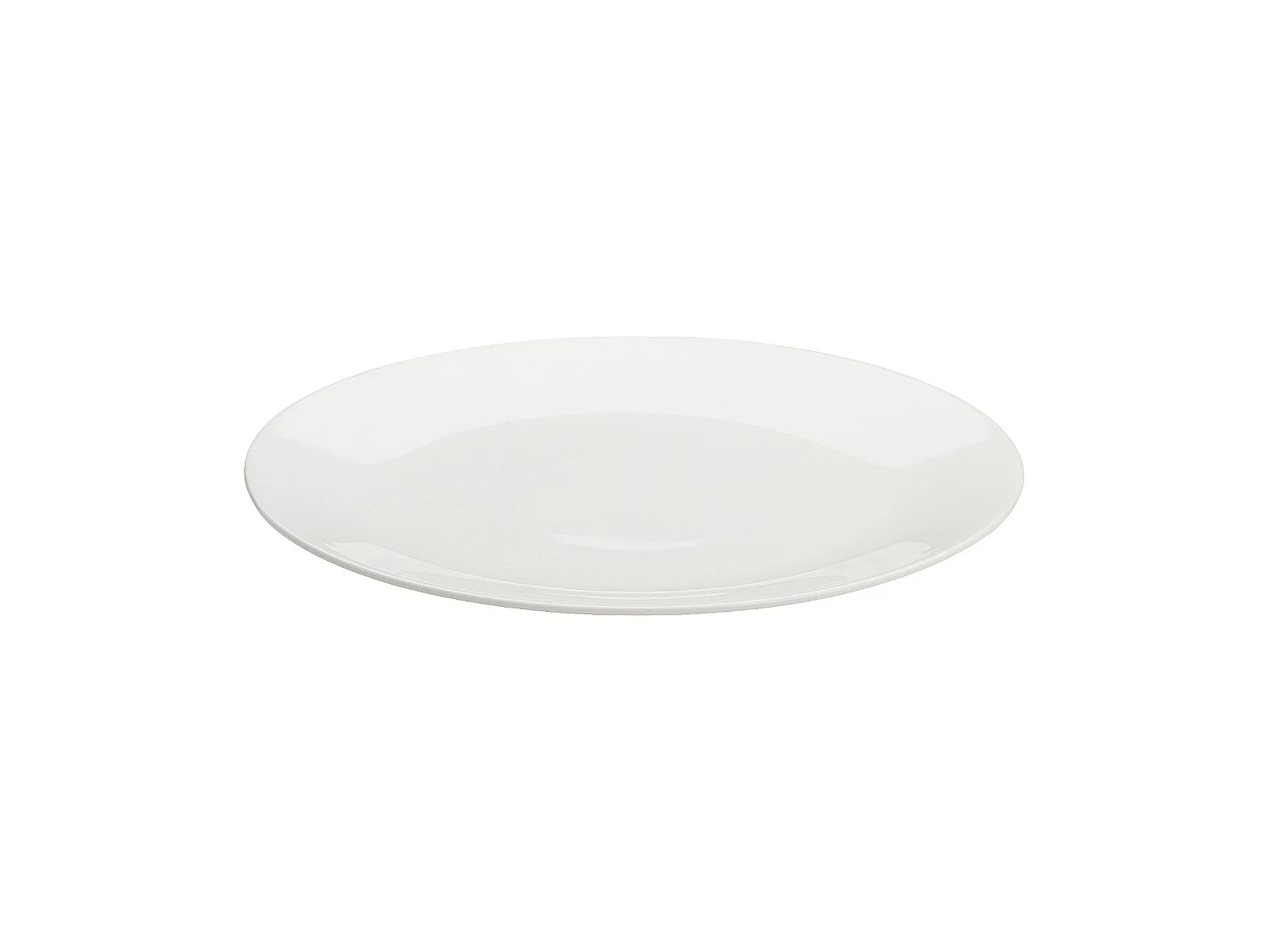 Habitat - Lot de 6 assiettes à dessert en porcelaine - 20,5 cm - Blanc - Taidu II