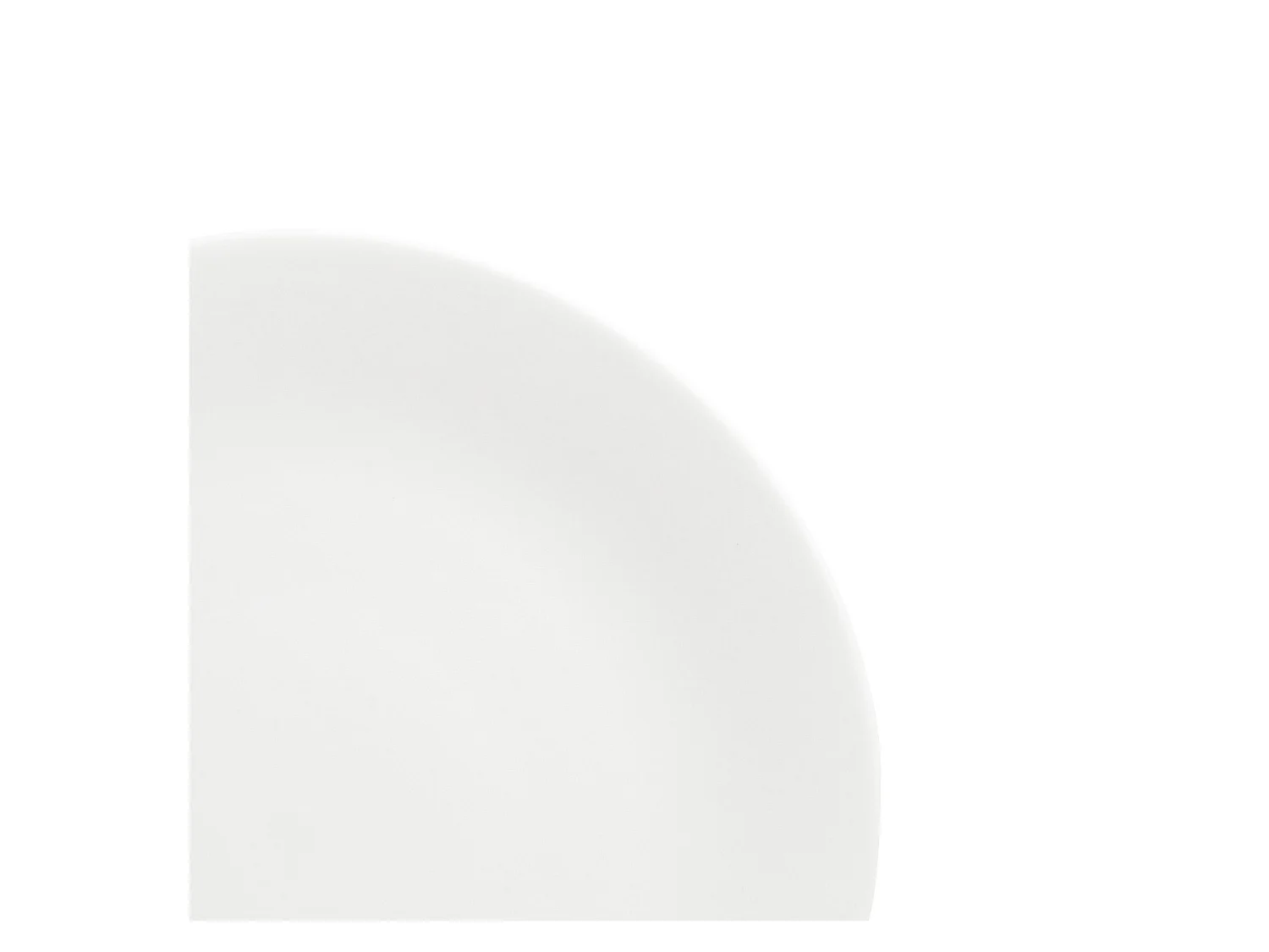 Habitat - Lot de 6 assiettes à dessert en porcelaine - 20,5 cm - Blanc - Taidu II