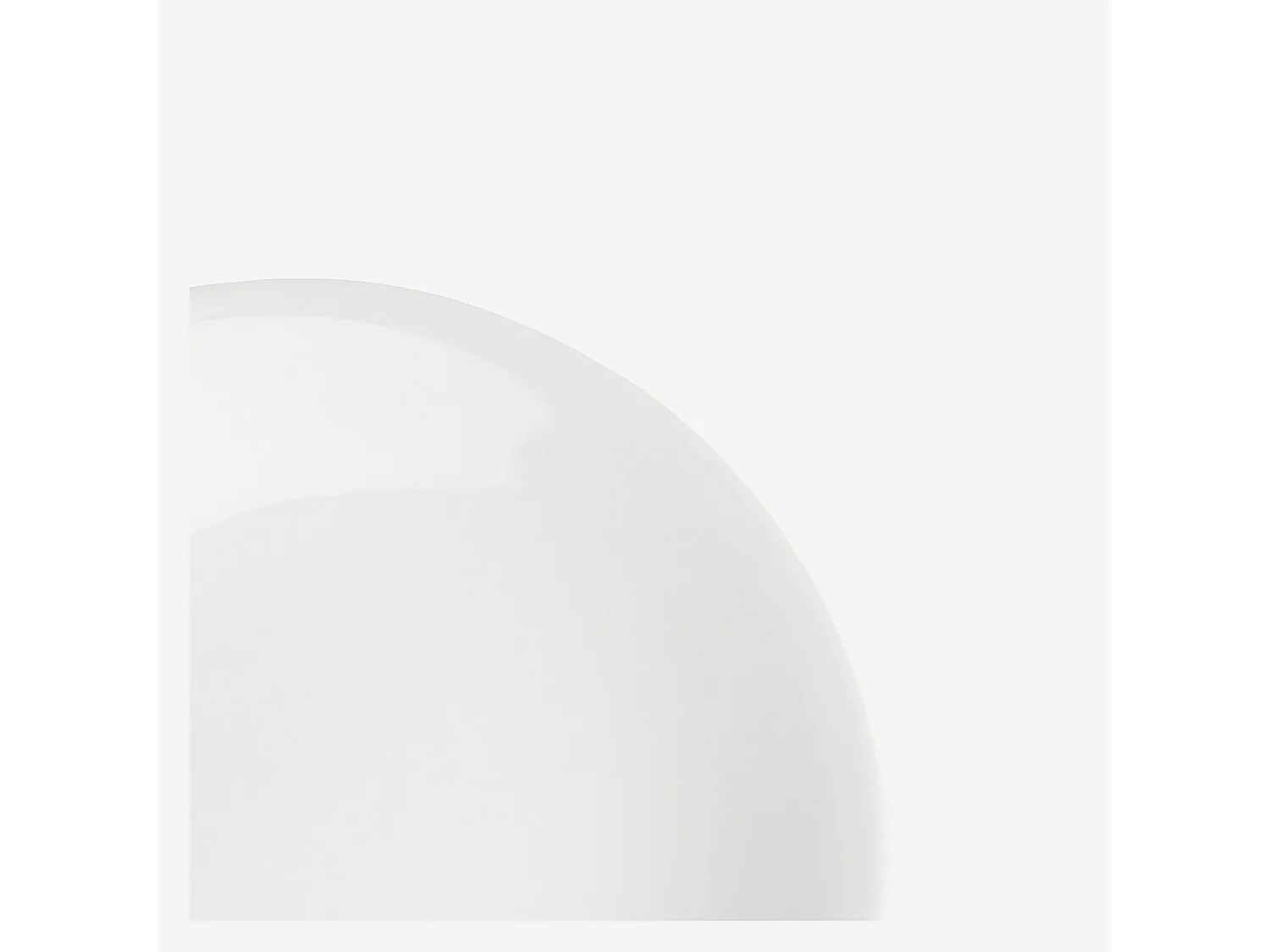 Habitat - Lot de 6 assiettes plates en porcelaine - 26,5 cm - Blanc - Taidu II