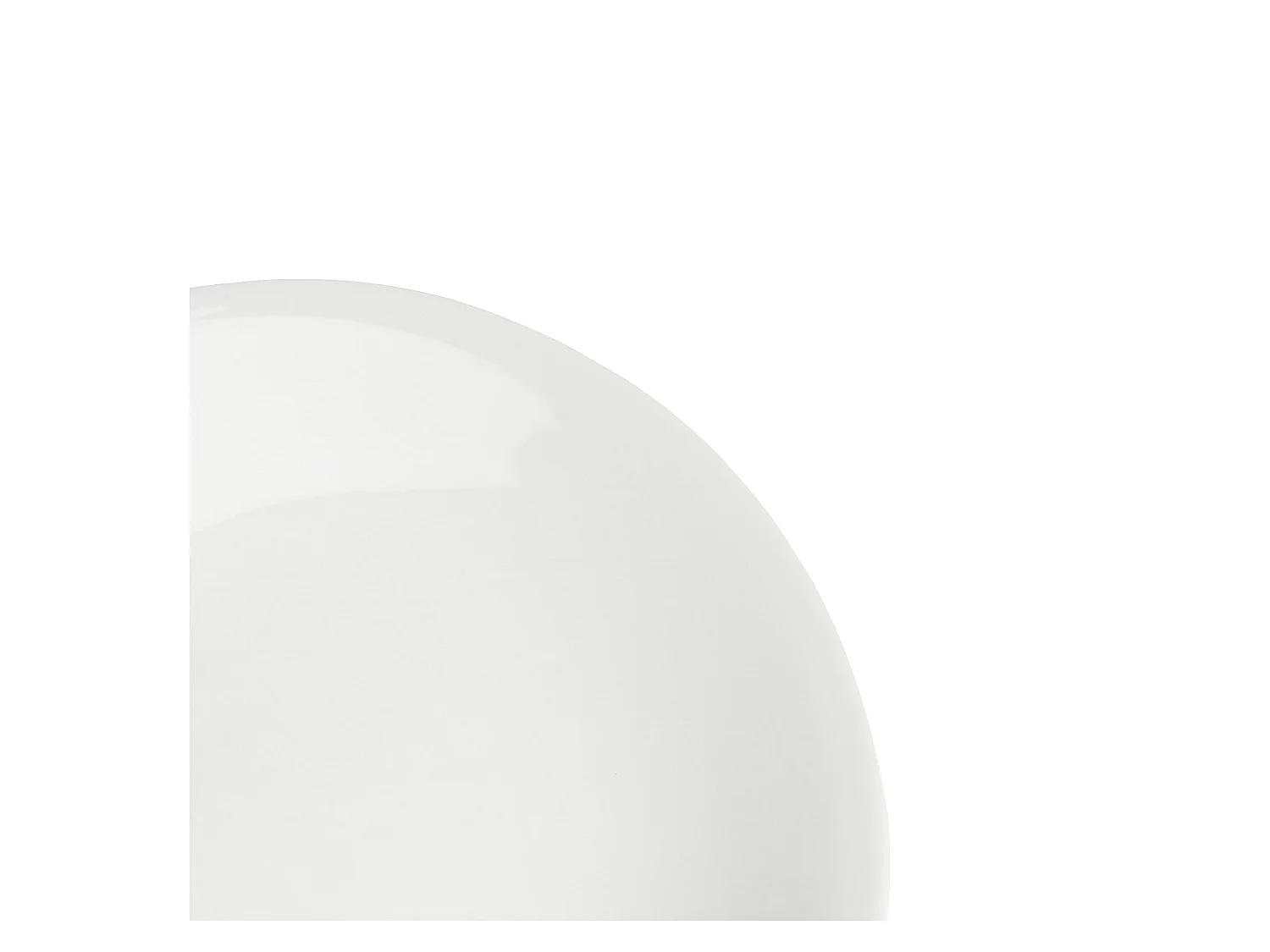 Habitat - Lot de 6 assiettes plates en porcelaine - 26,5 cm - Blanc - Taidu II