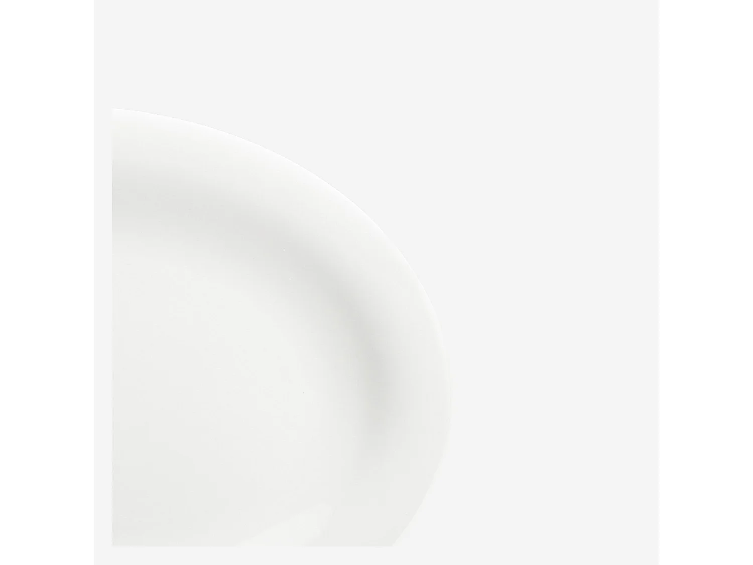 Habitat - Lot de 2 assiettes à poisson en porcelaine - 33 x 25 cm - Blanc - Taidu II