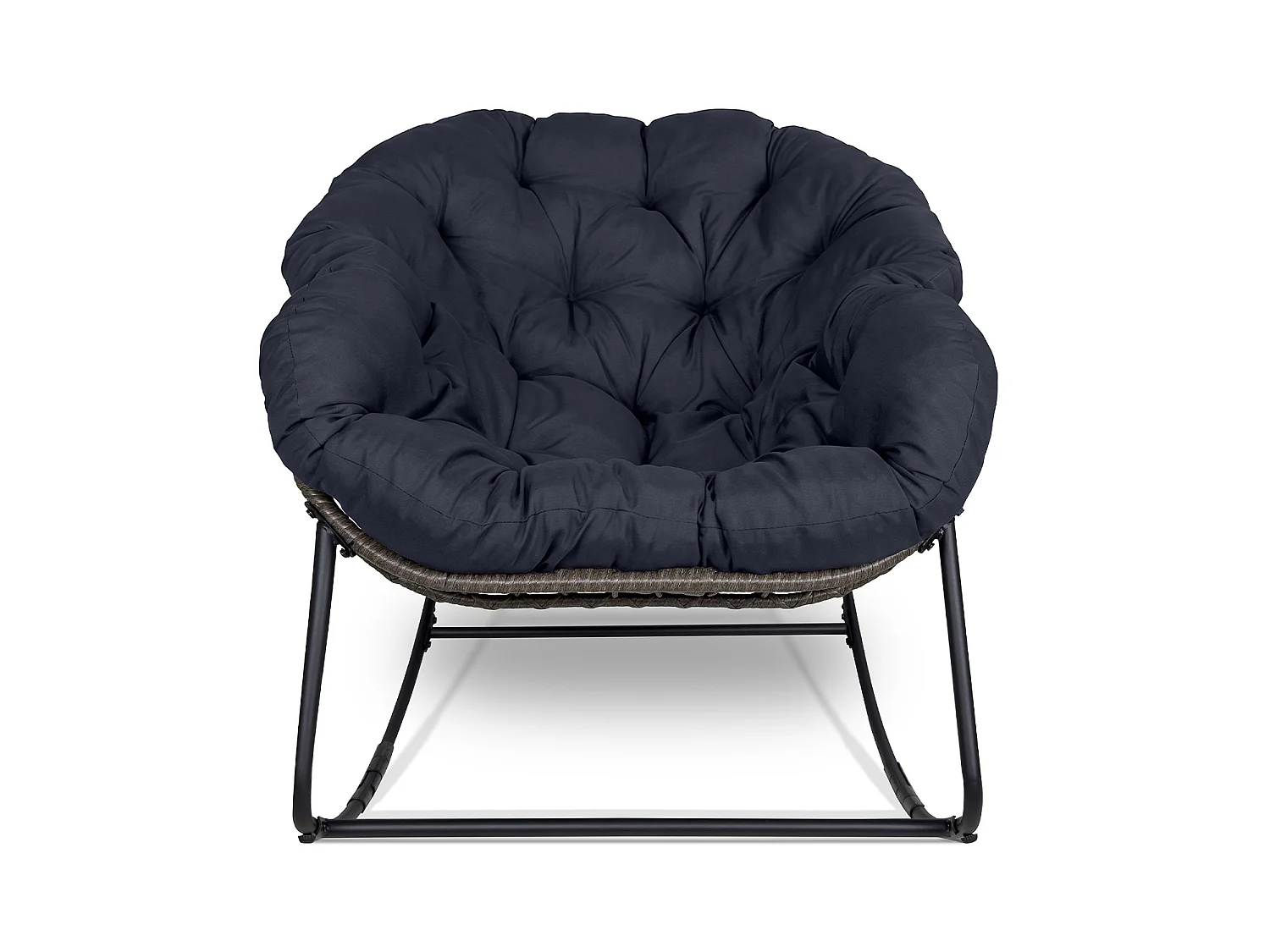 Sedia a dondolo uovo, poltrona dondolo da giardino blu – Dream