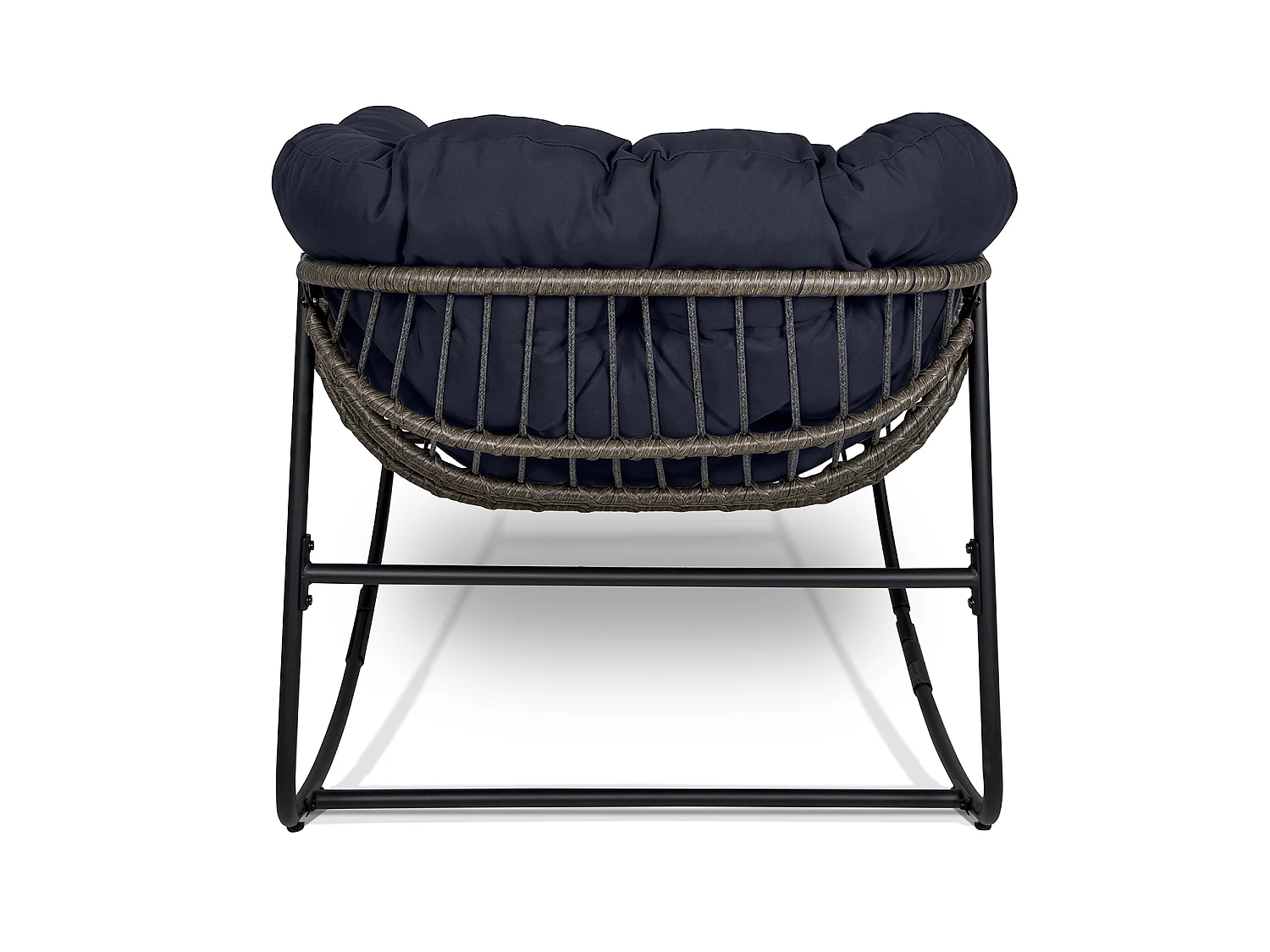 Sedia a dondolo uovo, poltrona dondolo da giardino blu – Dream