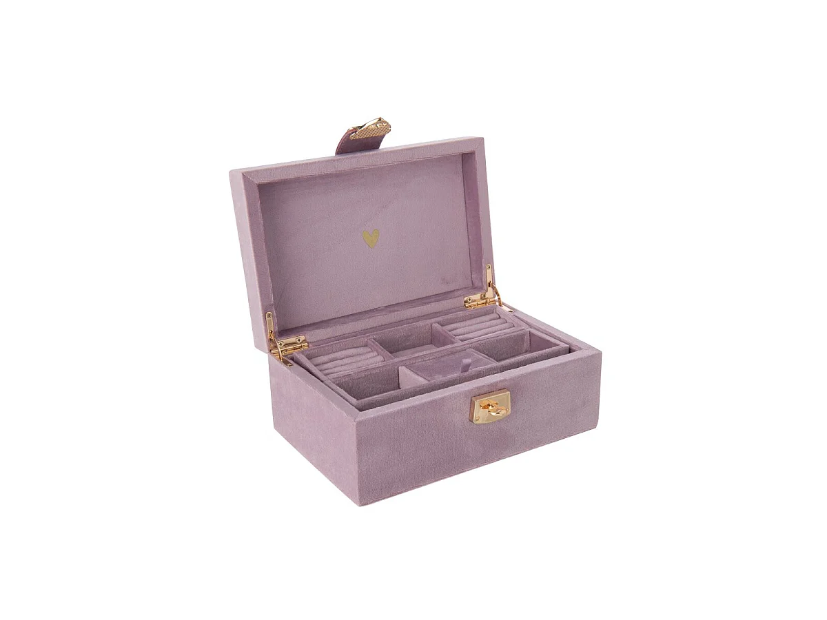 Boîte à Bijoux à Compartiments "Oto" 21cm Lilas