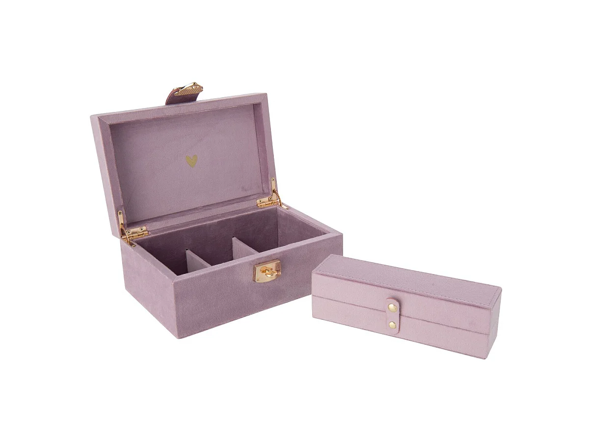Boîte à Bijoux à Compartiments "Oto" 21cm Lilas
