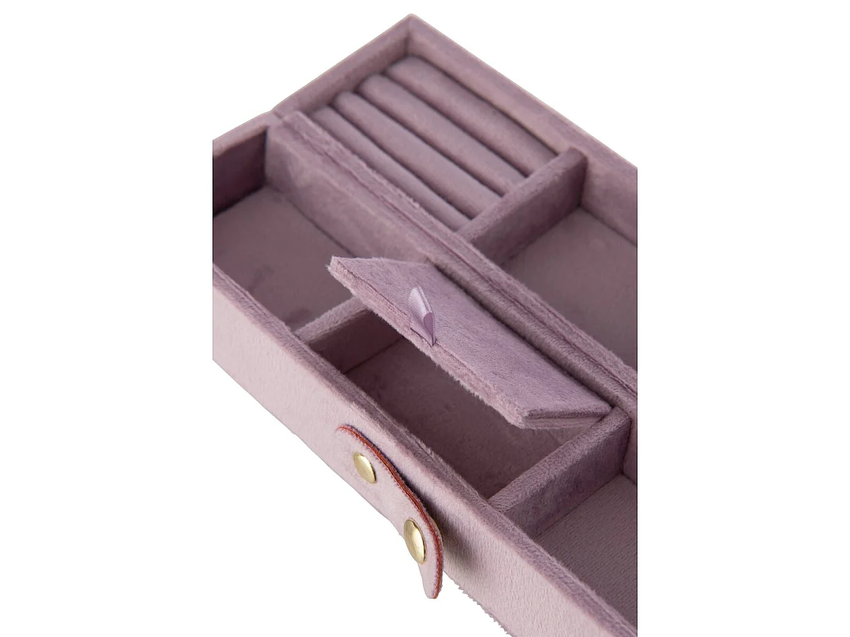 Boîte à Bijoux à Compartiments "Oto" 21cm Lilas