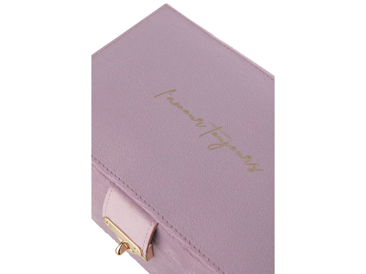 Boîte à Bijoux à Compartiments "Oto" 21cm Lilas