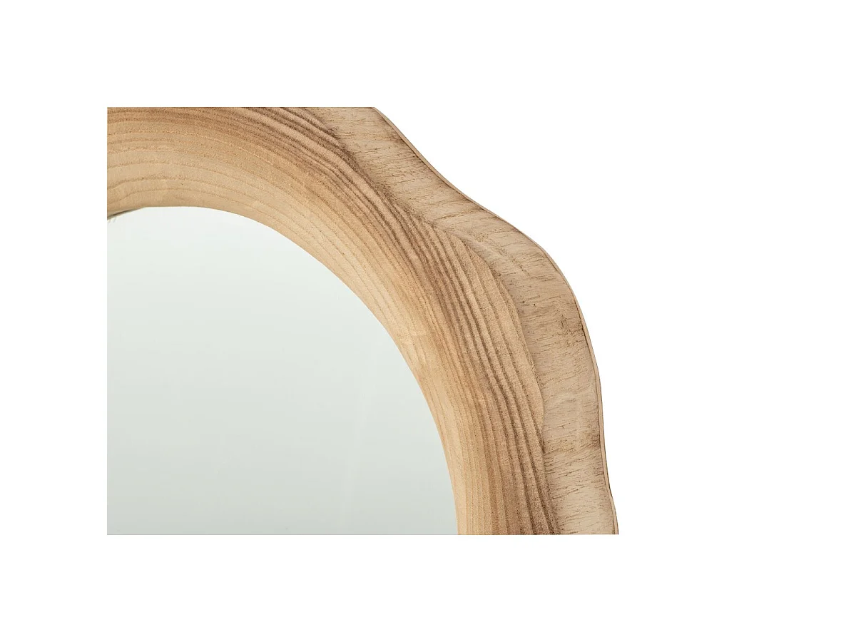 Miroir Mural en Bois "Oona" 45cm Naturel