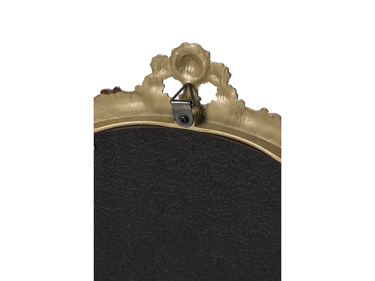Miroir à Main Baroque "Solveig" 32cm Bronze