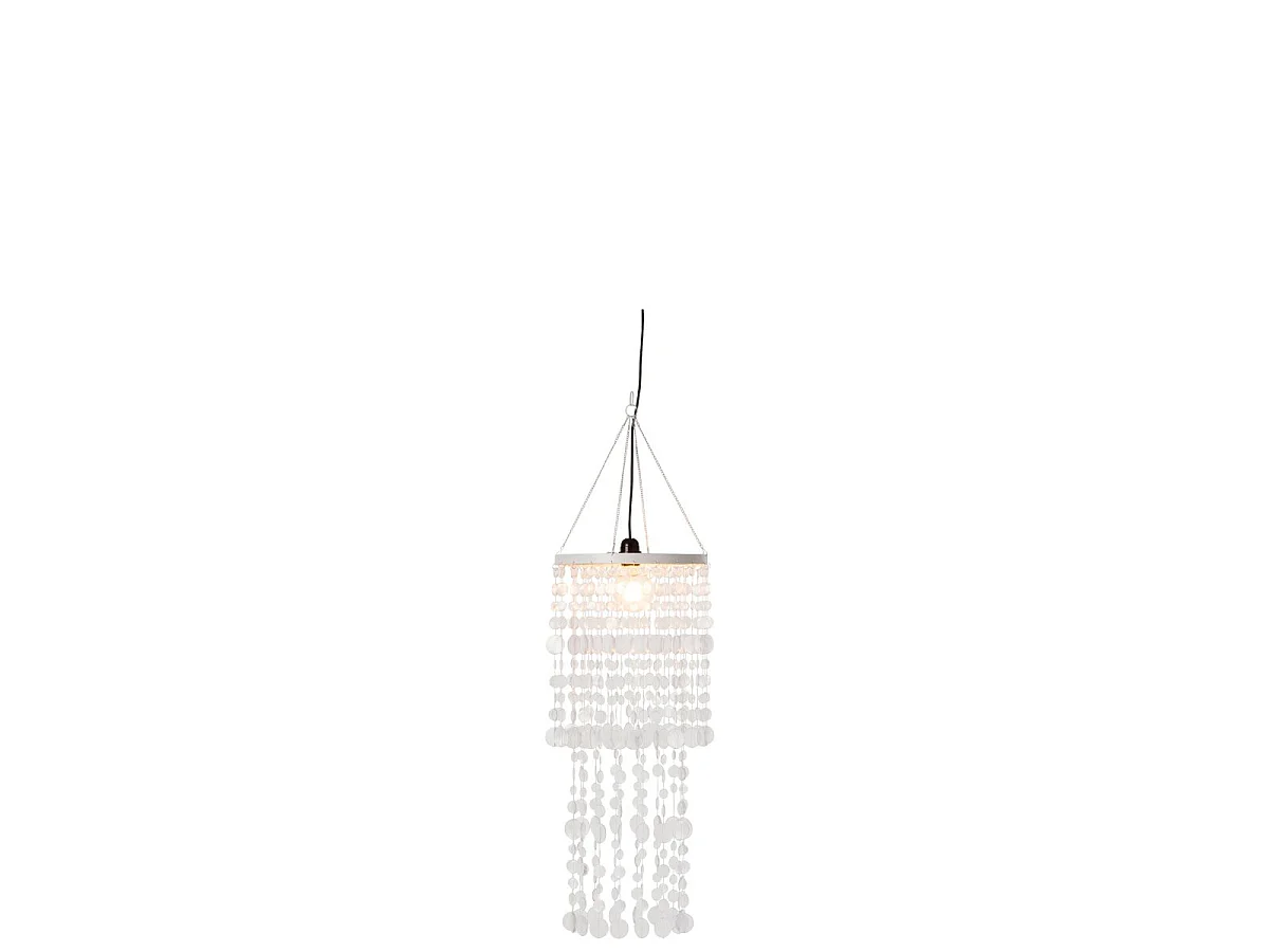 Abat-Jour Suspension Perles "Tycho" 70cm Transparent