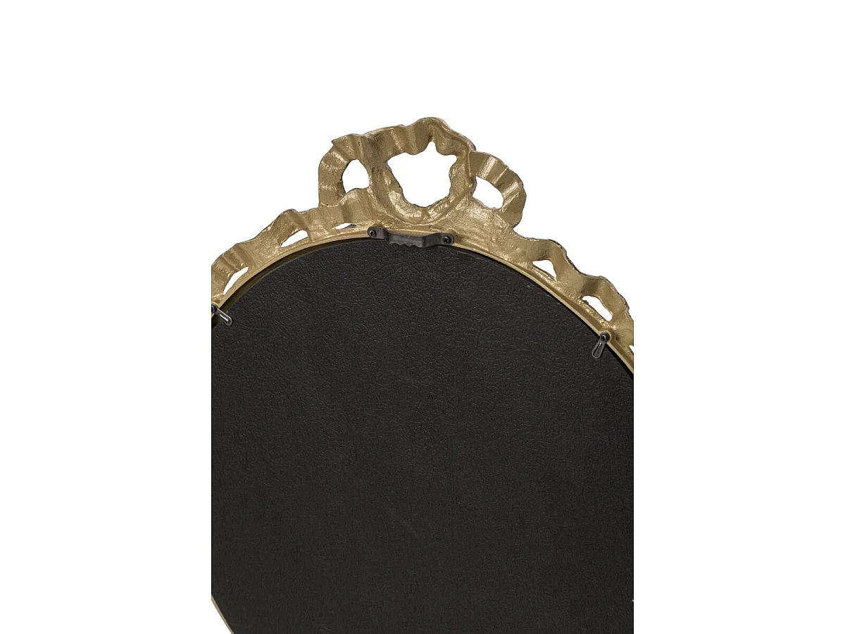 Miroir Mural Baroque "Ted" 35cm Bronze