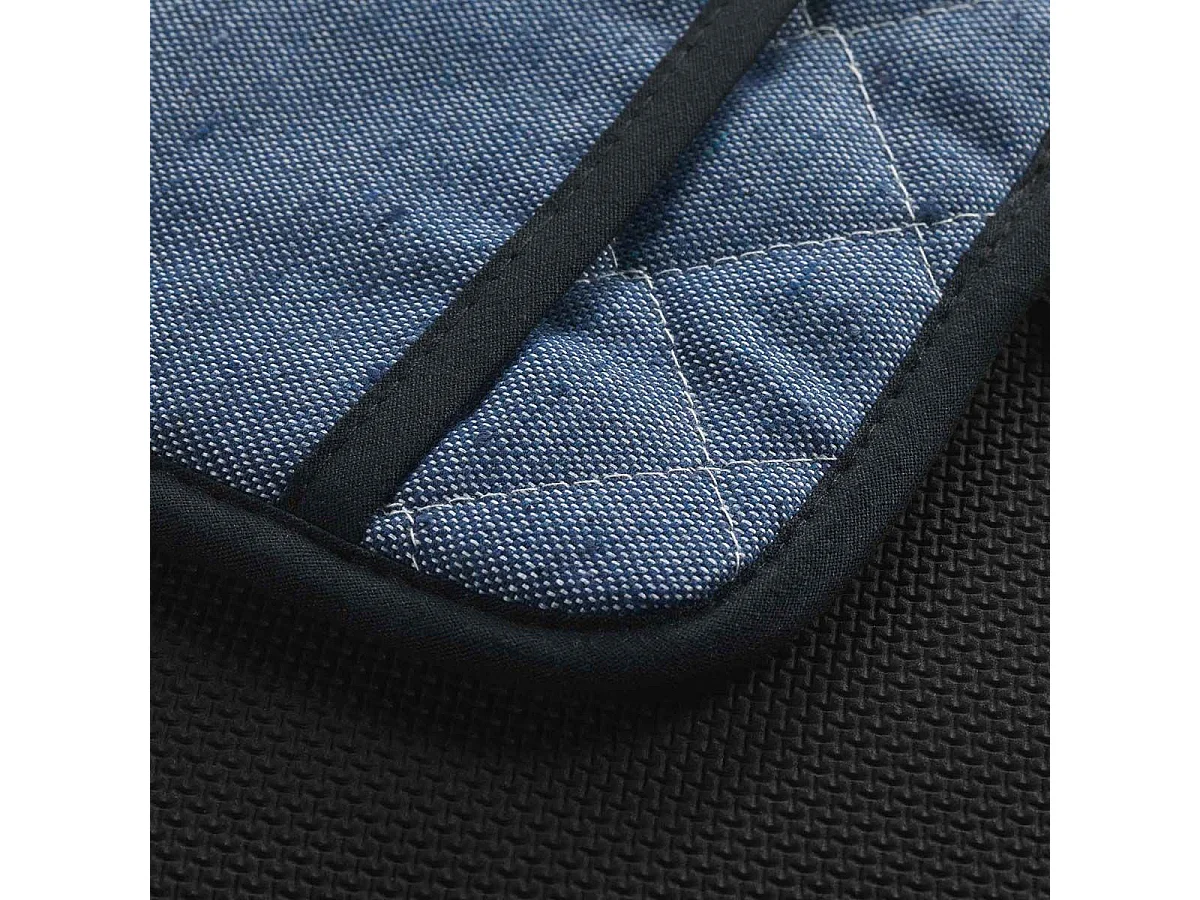 Gant & Manique Chambray "Harold" 18x28cm Bleu