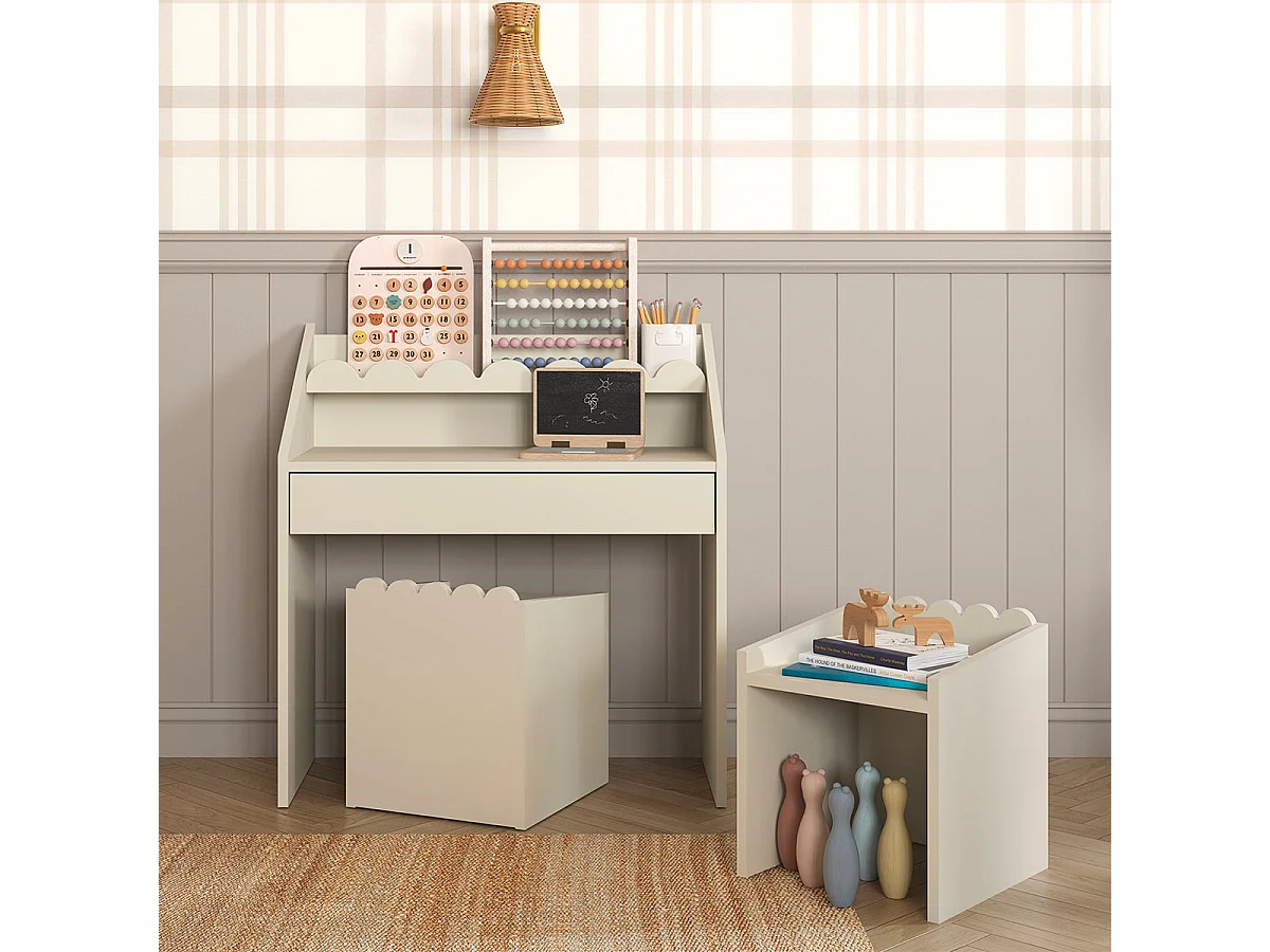 Bureau 1 lade Bellamy Book Nook Beige