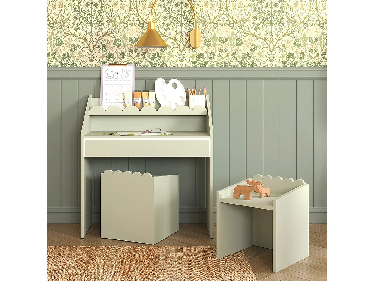 Bureau 1 lade Bellamy Book Nook Groen
