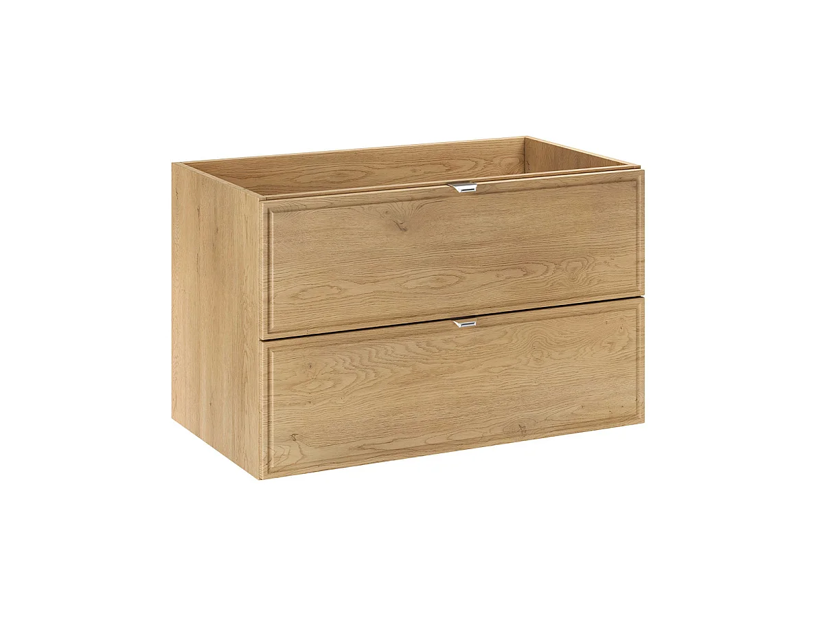 Mueble lavabo encastrado sencillo 80cm Elias Madera
