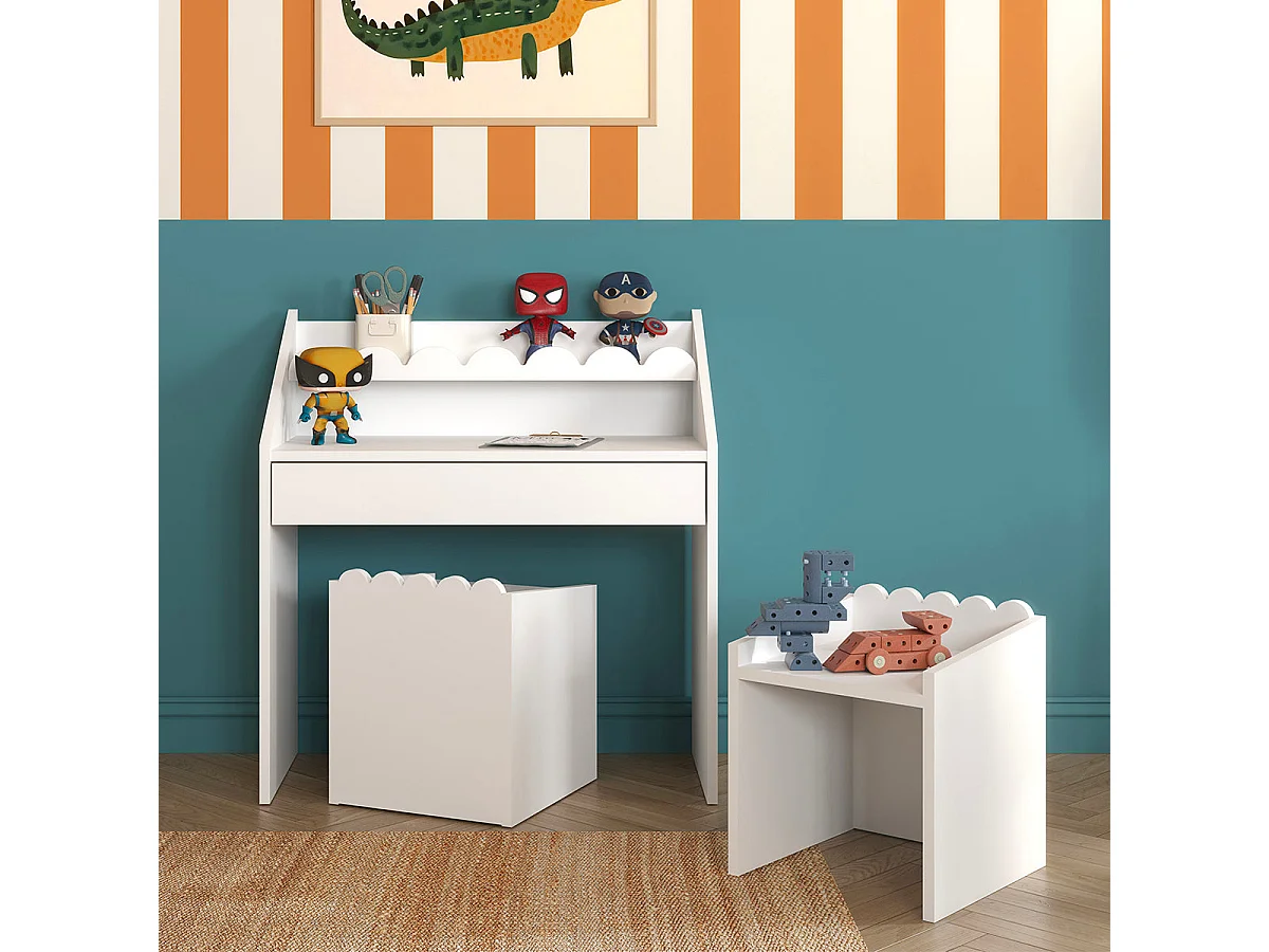 Bureau 1 lade Bellamy Book Nook Wit