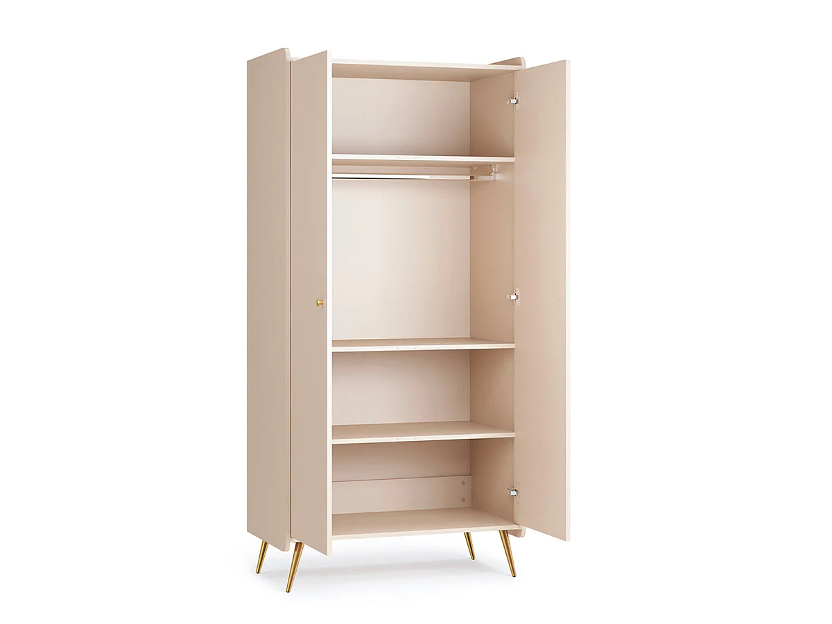2-türiger Kleiderschrank Vox Lunea Kaschmir
