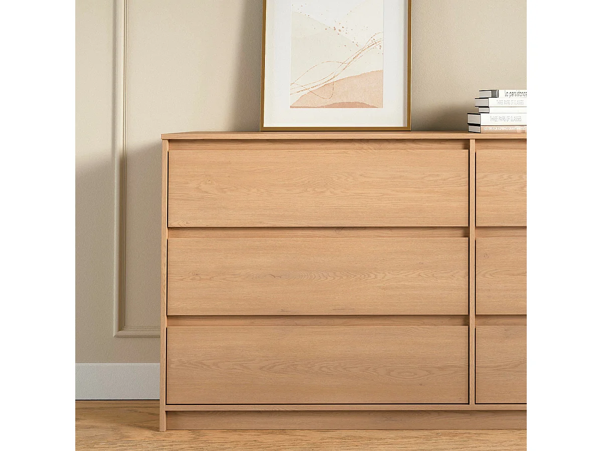 Kommode mit 6 Schubladen Beck Holz