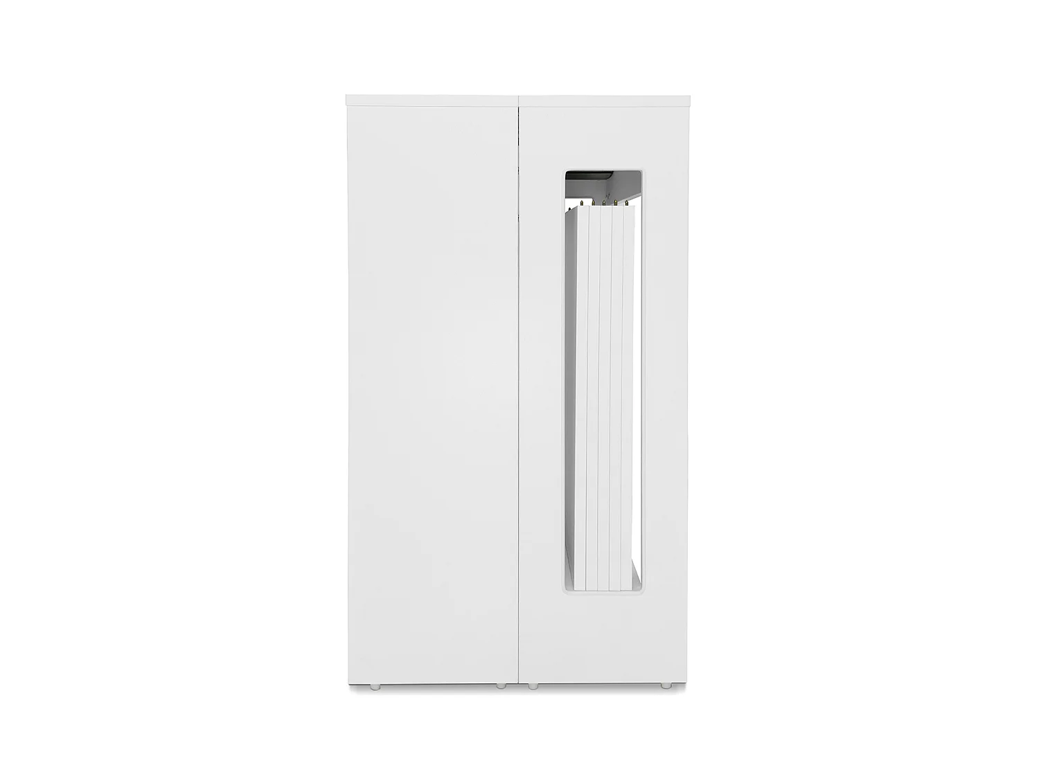 Tavolo consolle allungabile, tavolo da pranzo 45/300×90 cm bianco- Atena