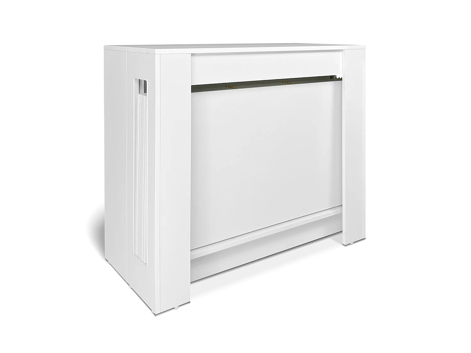 Tavolo consolle allungabile, tavolo da pranzo 45/300×90 cm bianco- Atena